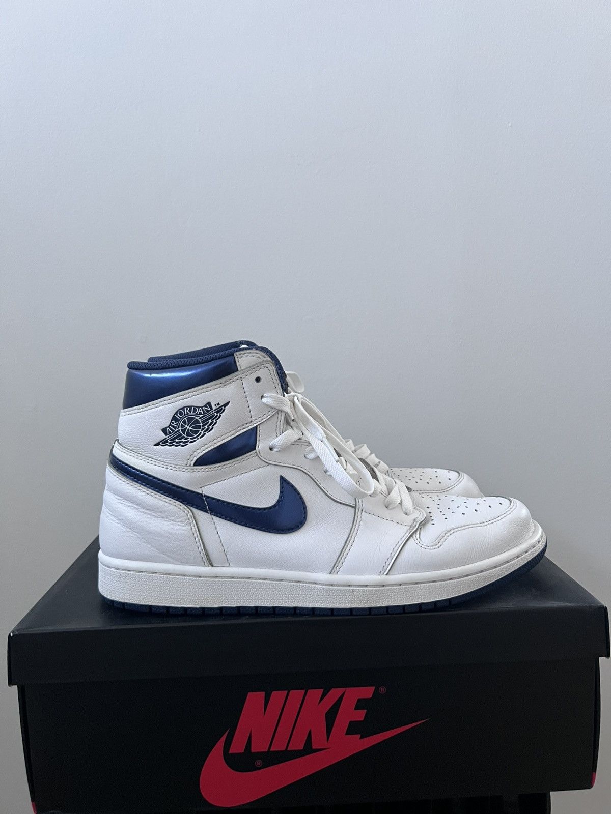 Nike Air Jordan 1 “Metallic Navy” (2017) Size US 10.5 / EU 43-44 - 3 Thumbnail