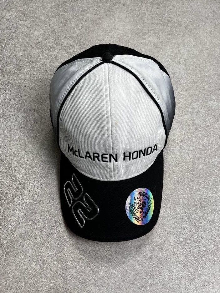 Vintage Vintage Mclaren Honda Racing F-1 Nascar Cap Os Size ONE SIZE - 2 Thumbnail