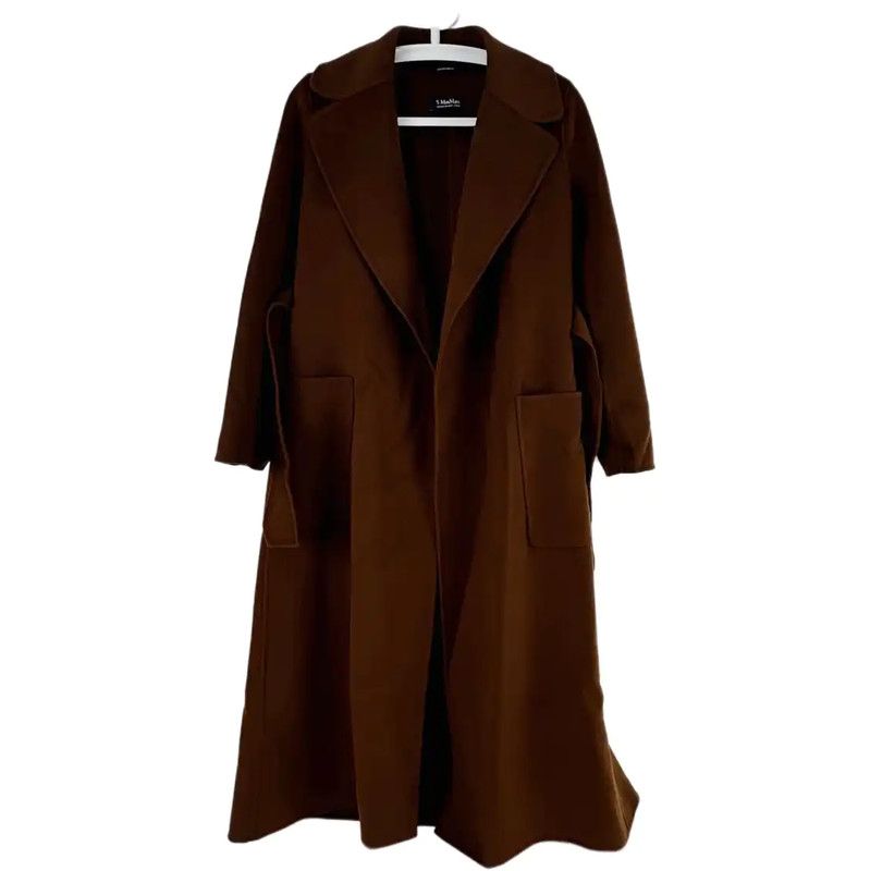 Max Mara MaxMara Brown Cashmere Women's Coat 0089 Size S / US 4 / IT 40 - 1 Thumbnail
