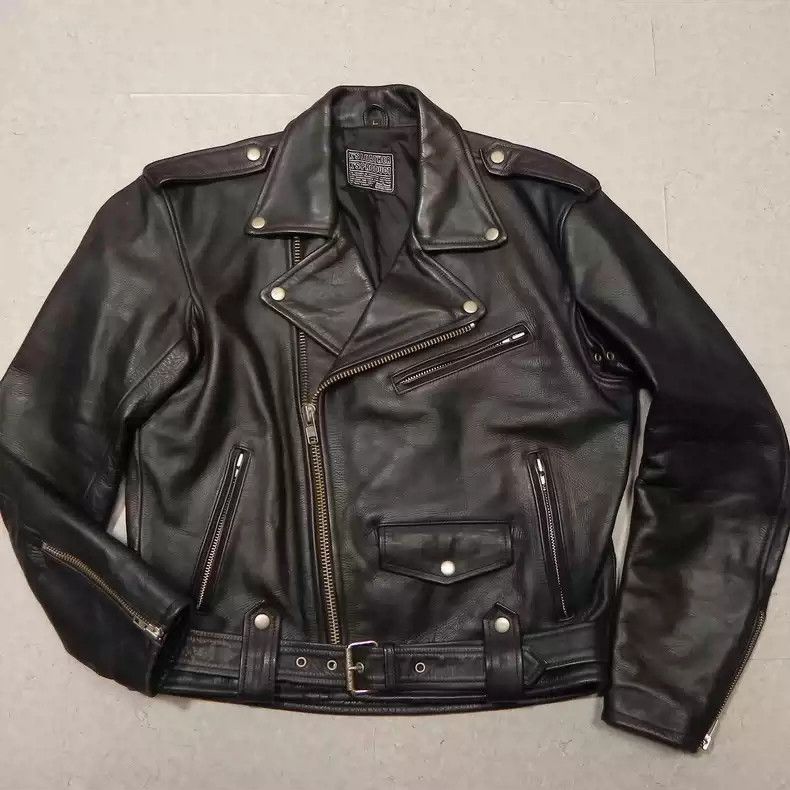 Kadoya kadoya Inclined zipper leather clothes Size US L / EU 52-54 / 3 - 1 Thumbnail