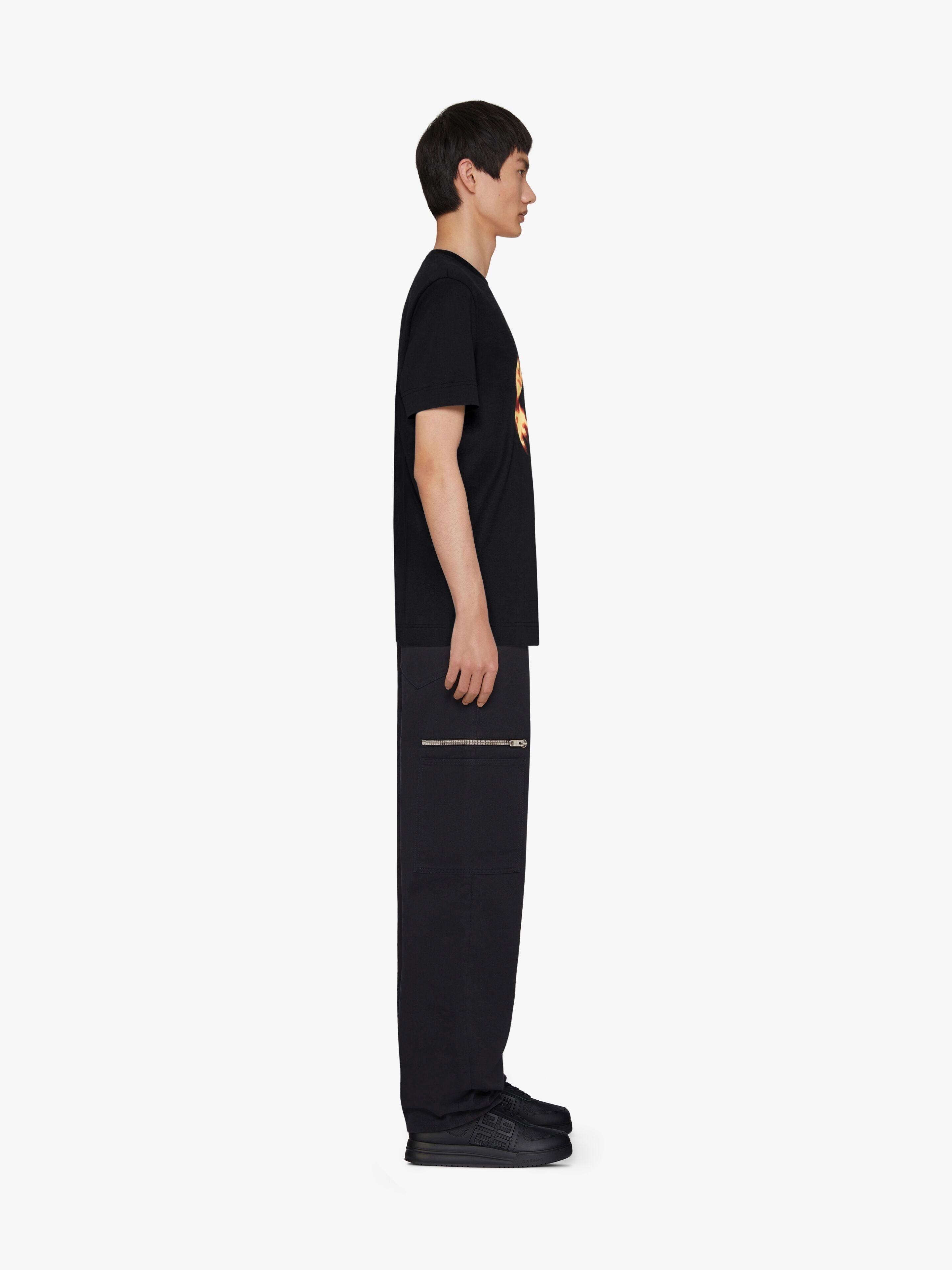 Givenchy o1srvl11e0924 Oversized Fit T-Shirt in Black Size US L / EU 52-54 / 3 - 3 Thumbnail