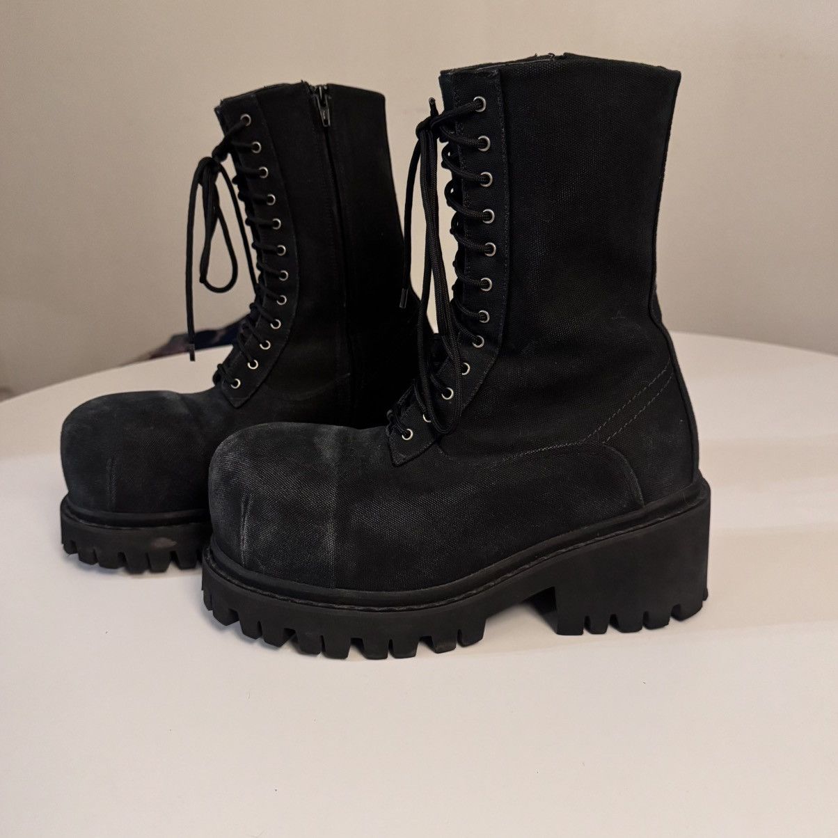 Balenciaga Balenciaga canvas stomper boot Size US 8 / EU 41 - 3 Thumbnail
