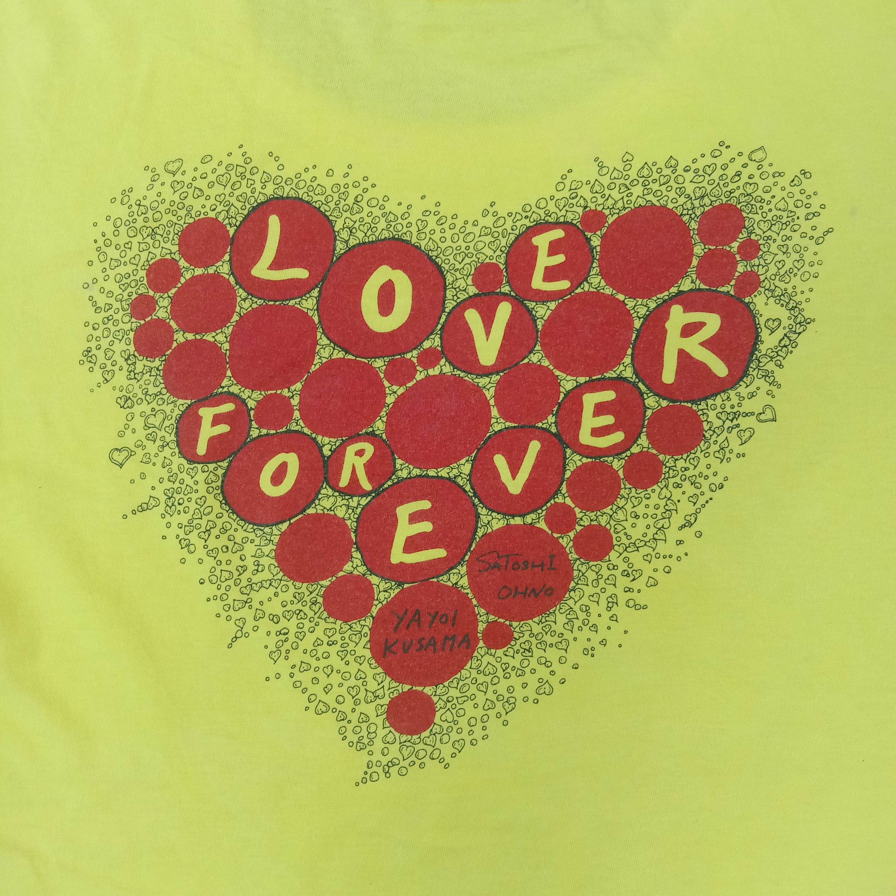 Japanese Brand × Vintage × Yayoi Kusama Yayoi Kusama X Satoshi Oh no Japanese Art Tshirt Size US XL / EU 56 / 4 - 6 Thumbnail