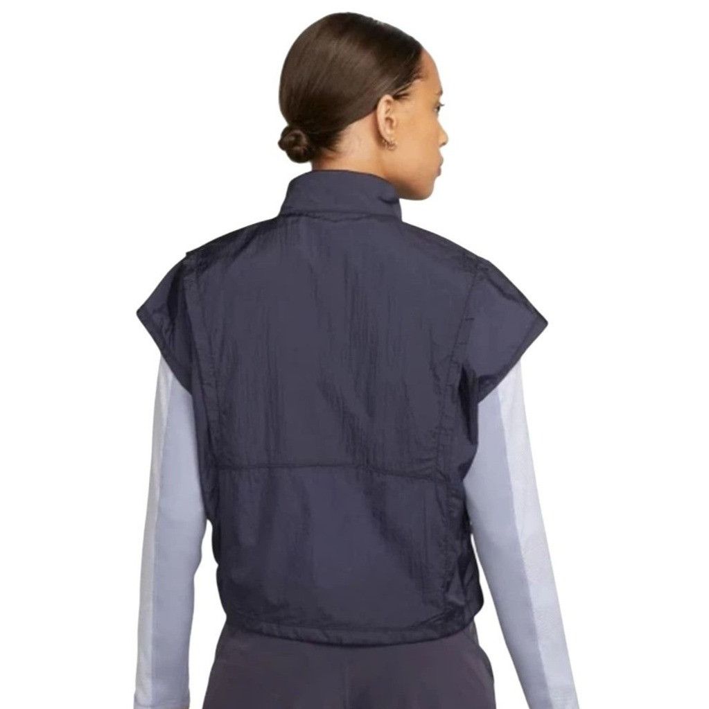 Nike Nike Training City Ready Repel Navy Short Sleeve Jacket Vest Size L / US 10 / IT 46 - 2 Thumbnail