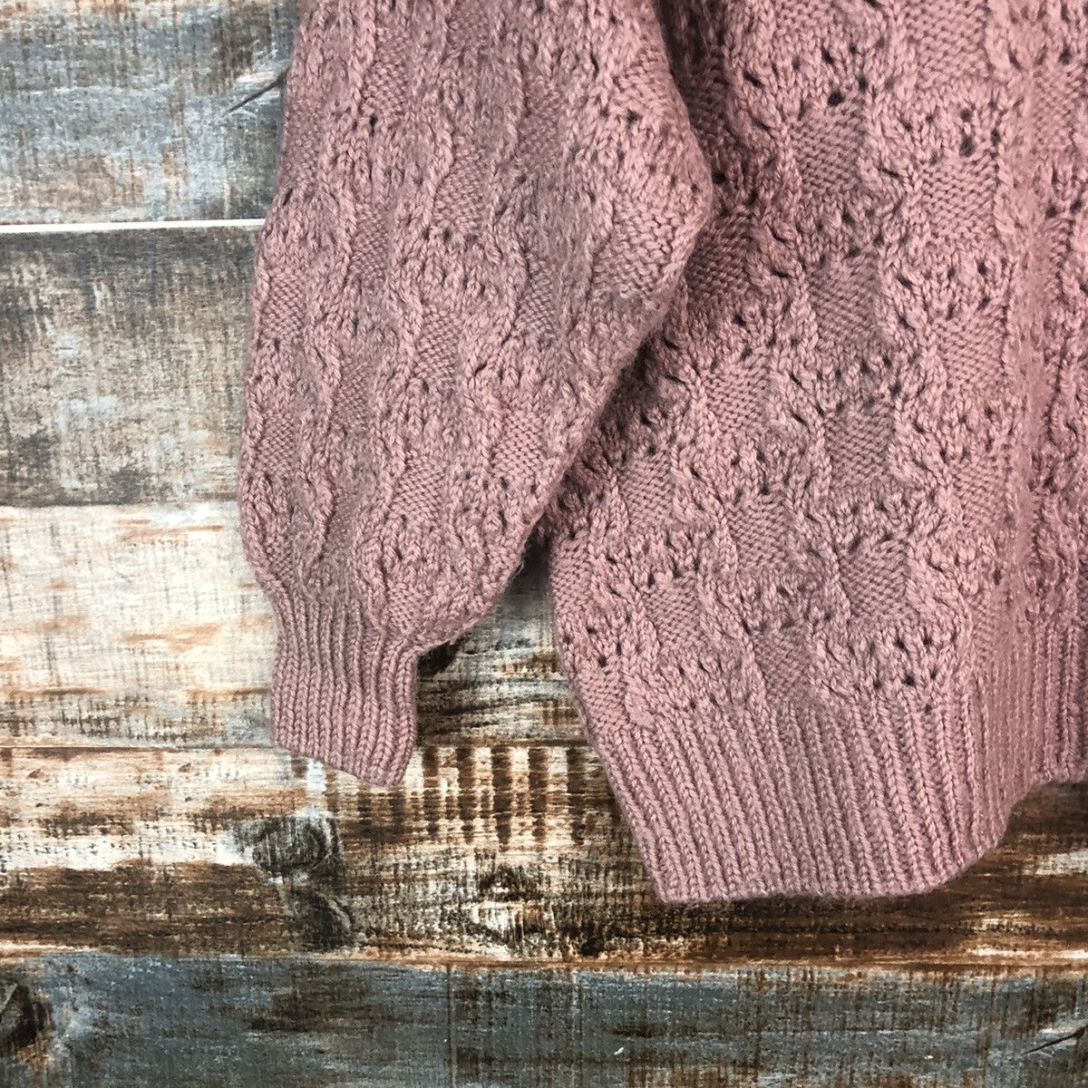 Homespun Knitwear × Japanese Brand Japanese Brand Pink Knitwear #A2279 Size S / US 4 / IT 40 - 12 Thumbnail