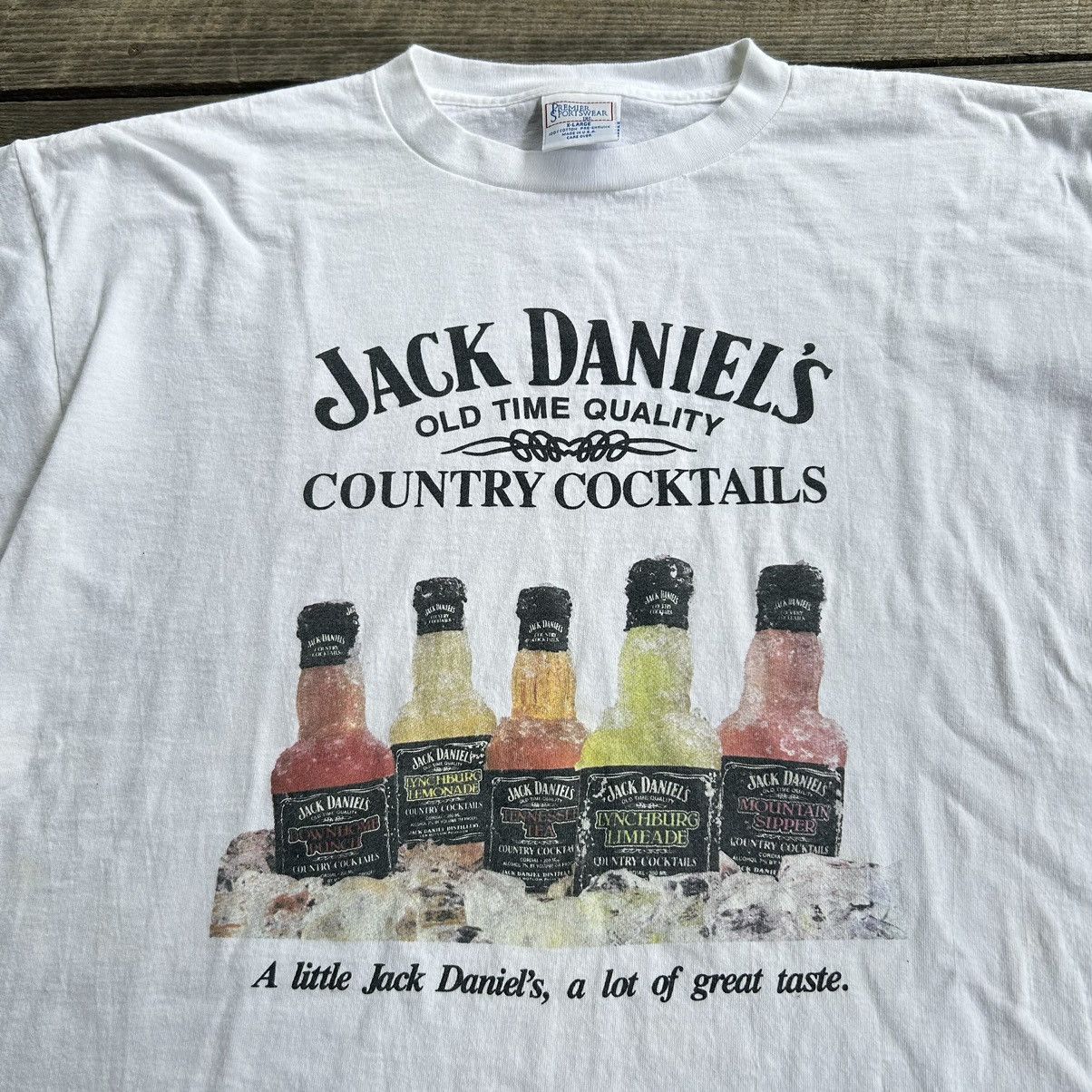 Vintage Vintage 90s Jack Daniels Whiskey Cocktail Alcohol T Shirt Size US XL / EU 56 / 4 - 3 Thumbnail