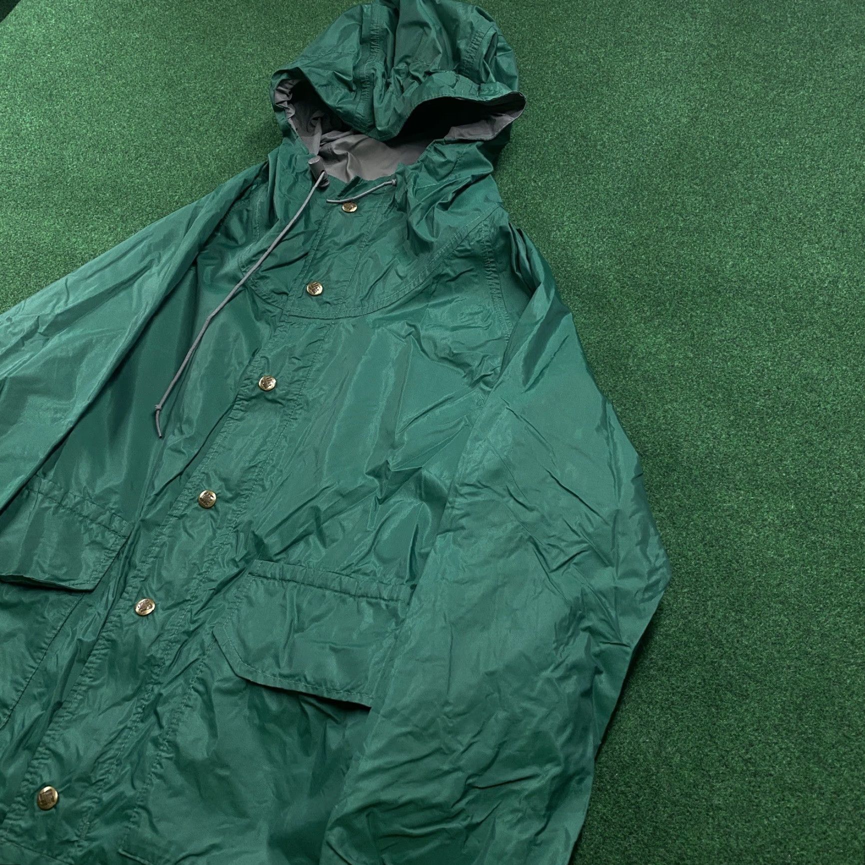 Vintage VINTAGE Columbia Jacket Mens L Green 80S GoreTex Hooded Parka Full Zip Coat Shirts? Size US L / EU 52-54 / 3 - 2 Thumbnail