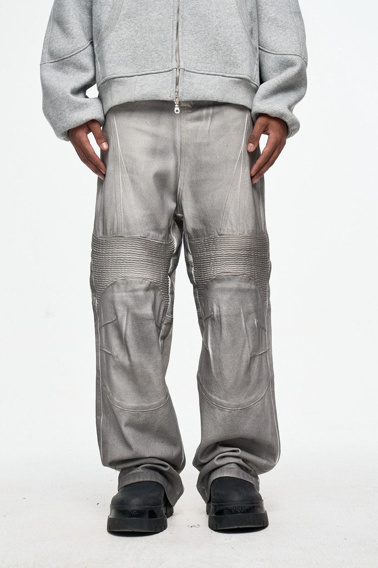 Dirty Dyed Distressed Baggy Jeans