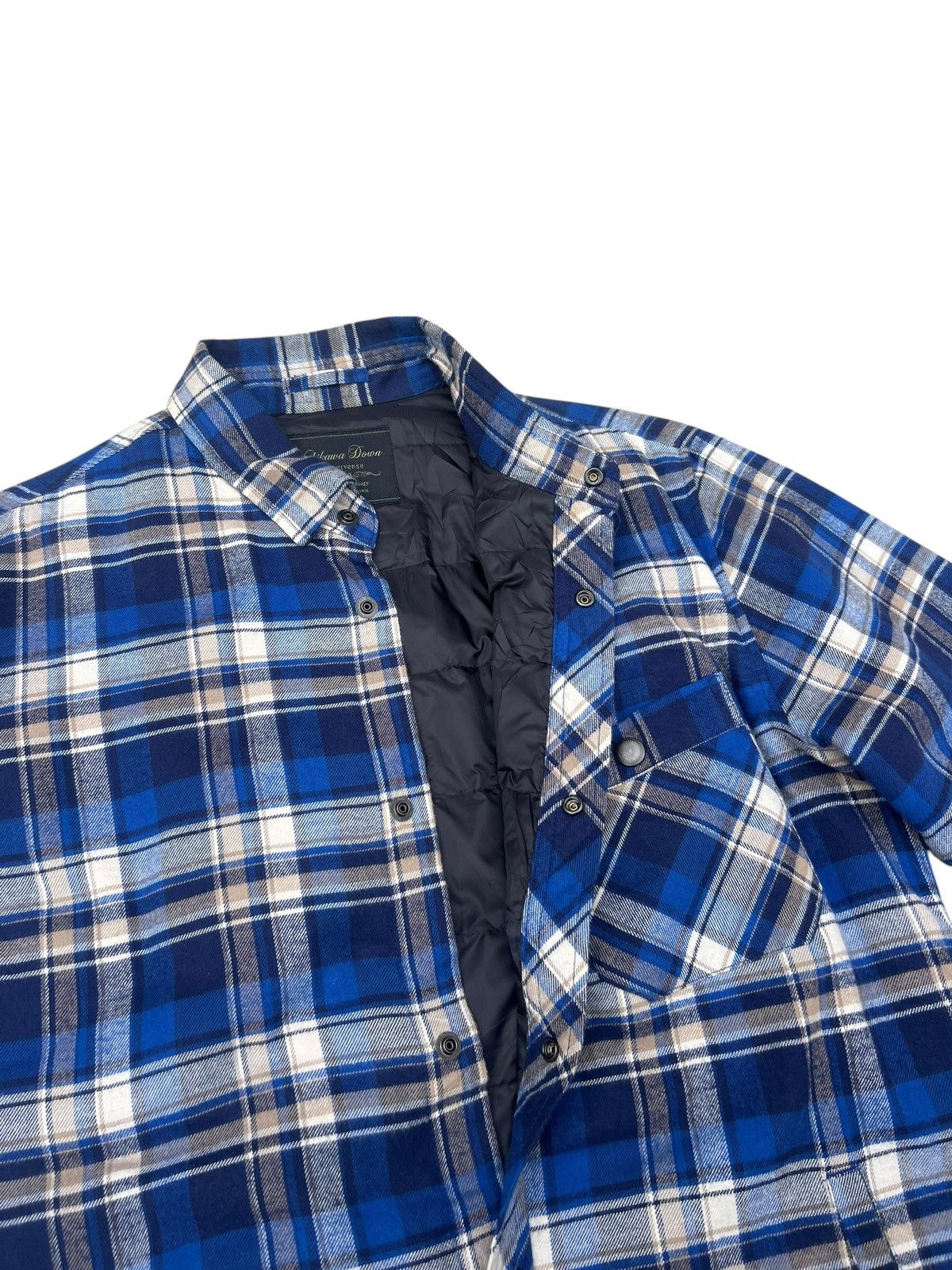Full Count & Co. Nishikawa Down Feather Flannel Jacket Shirt Size US M / EU 48-50 / 2 - 12 Thumbnail