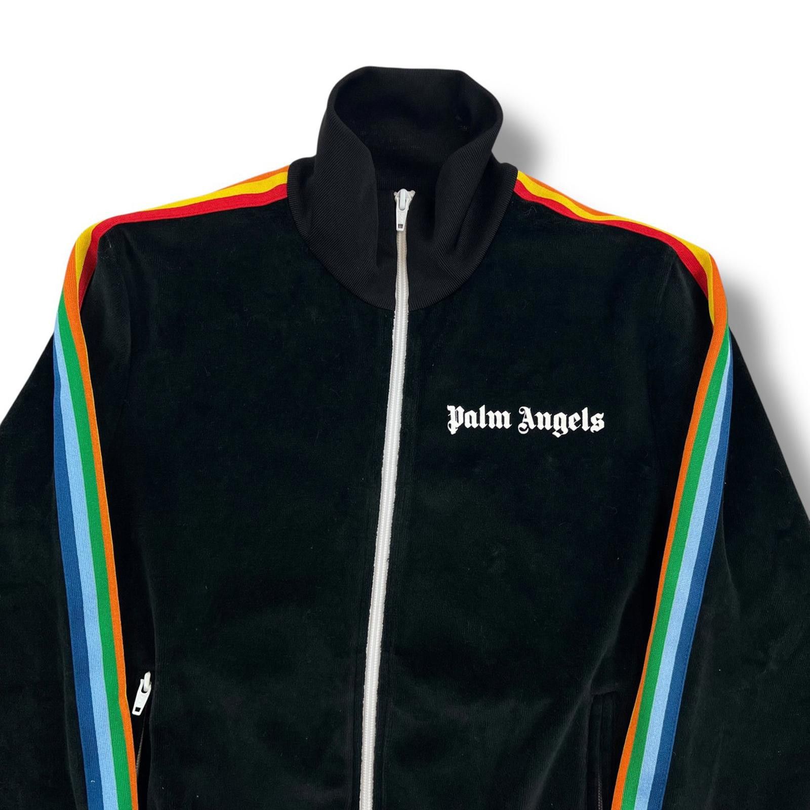 Palm Angels Palm Angels Rainbow Velour Track Jacket Size US XS / EU 42 / 0 - 1 Thumbnail