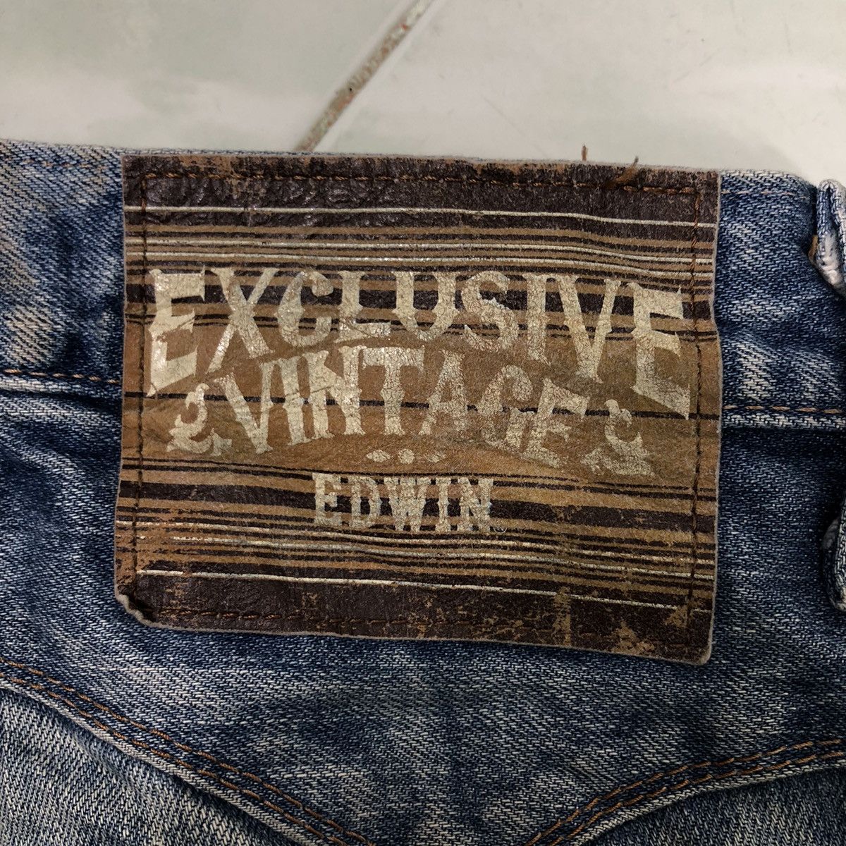 Japanese Brand 🔥90’s Vintage Edwin Denim Jeans Cowboys Design Size US 30 / EU 46 - 13 Thumbnail