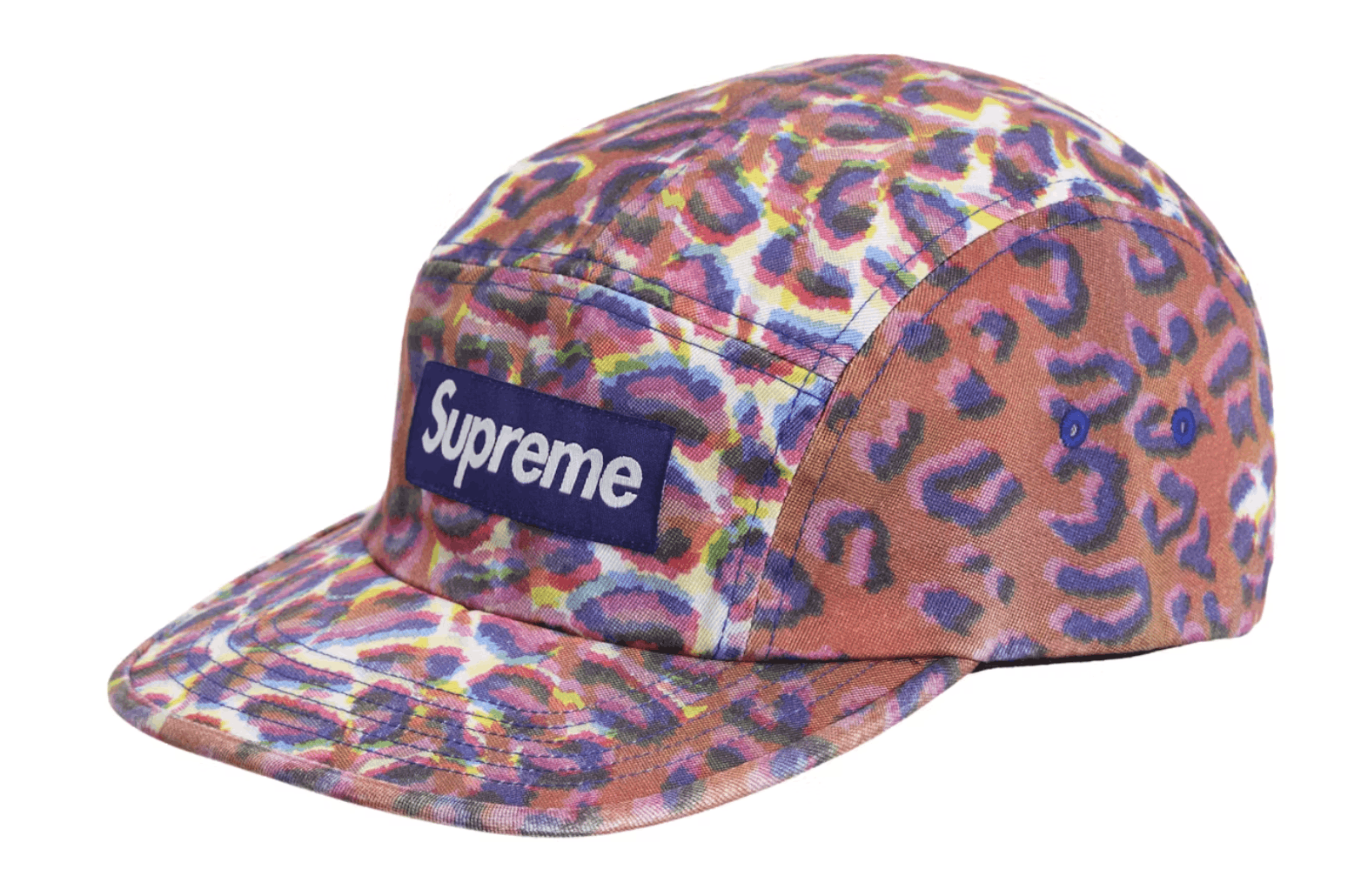 【 Supreme 】×【 GOODENOUGH 】〜 Camp Cap Supreme GOODENOUGH Crushed Rayon Pile Camp Cap (SS25) - $58