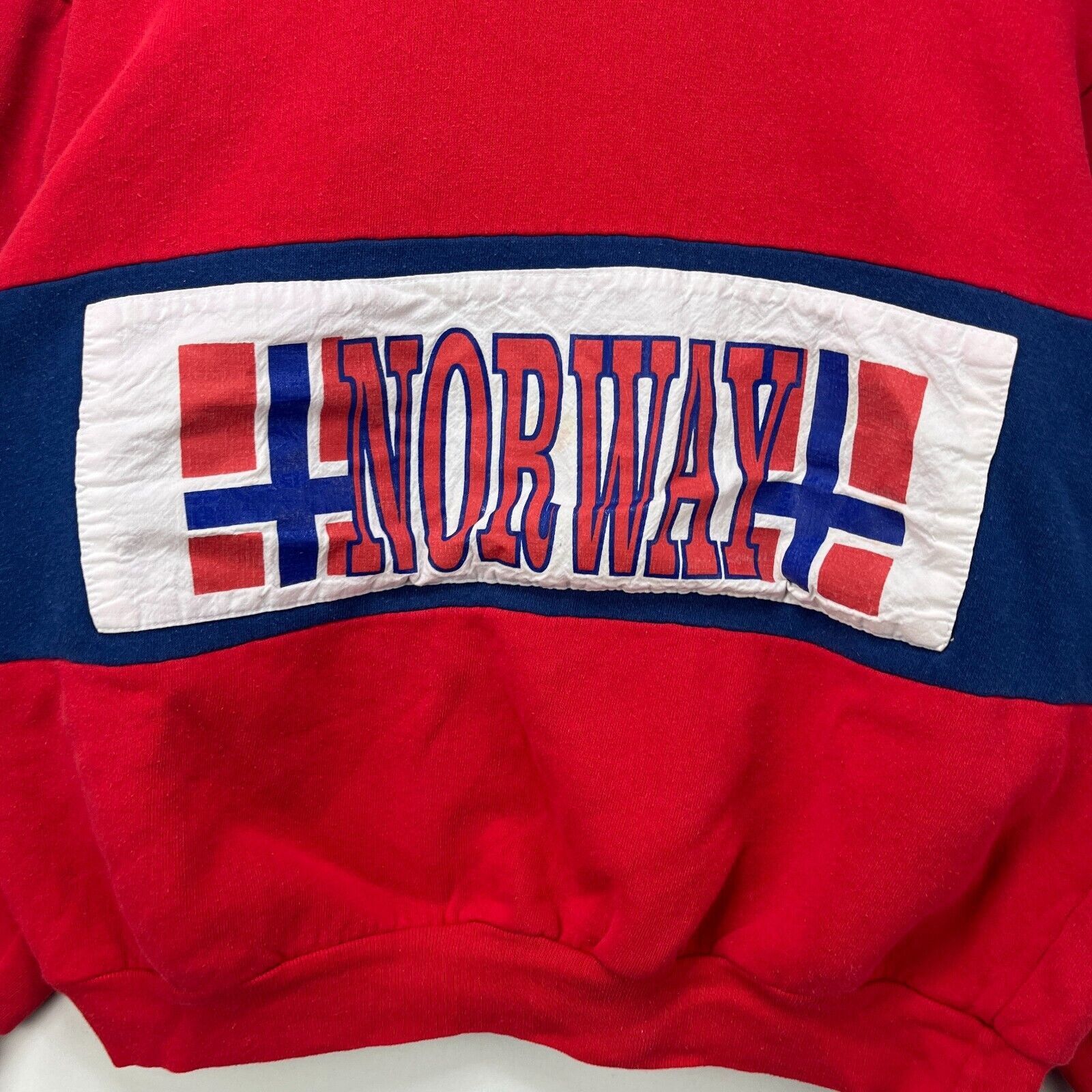 Vintage Vintage 90s Norway Norwegian Sweatshirt Small Size US S / EU 44-46 / 1 - 3 Thumbnail