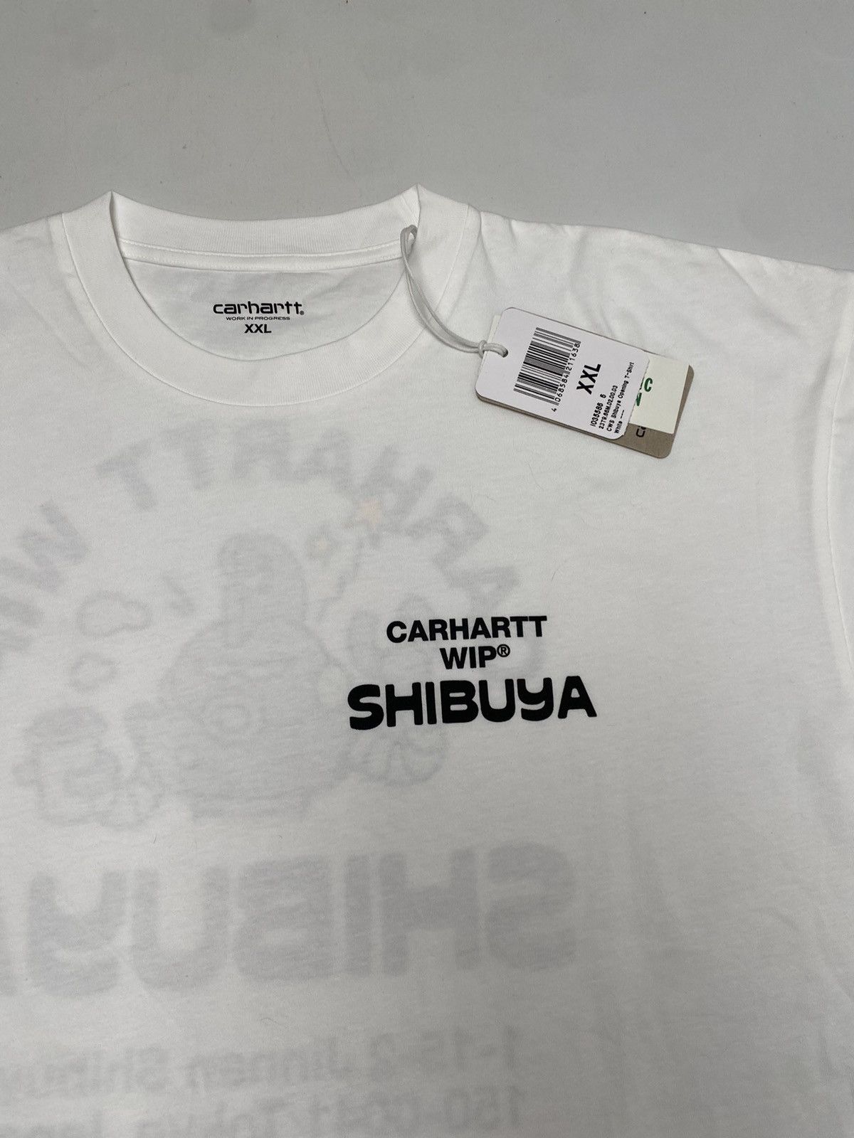 Carhartt Wip Carhartt Wip Open Store Shibuya T-shirt size XXL white new Size US XXL / EU 58 / 5 - 2 Thumbnail