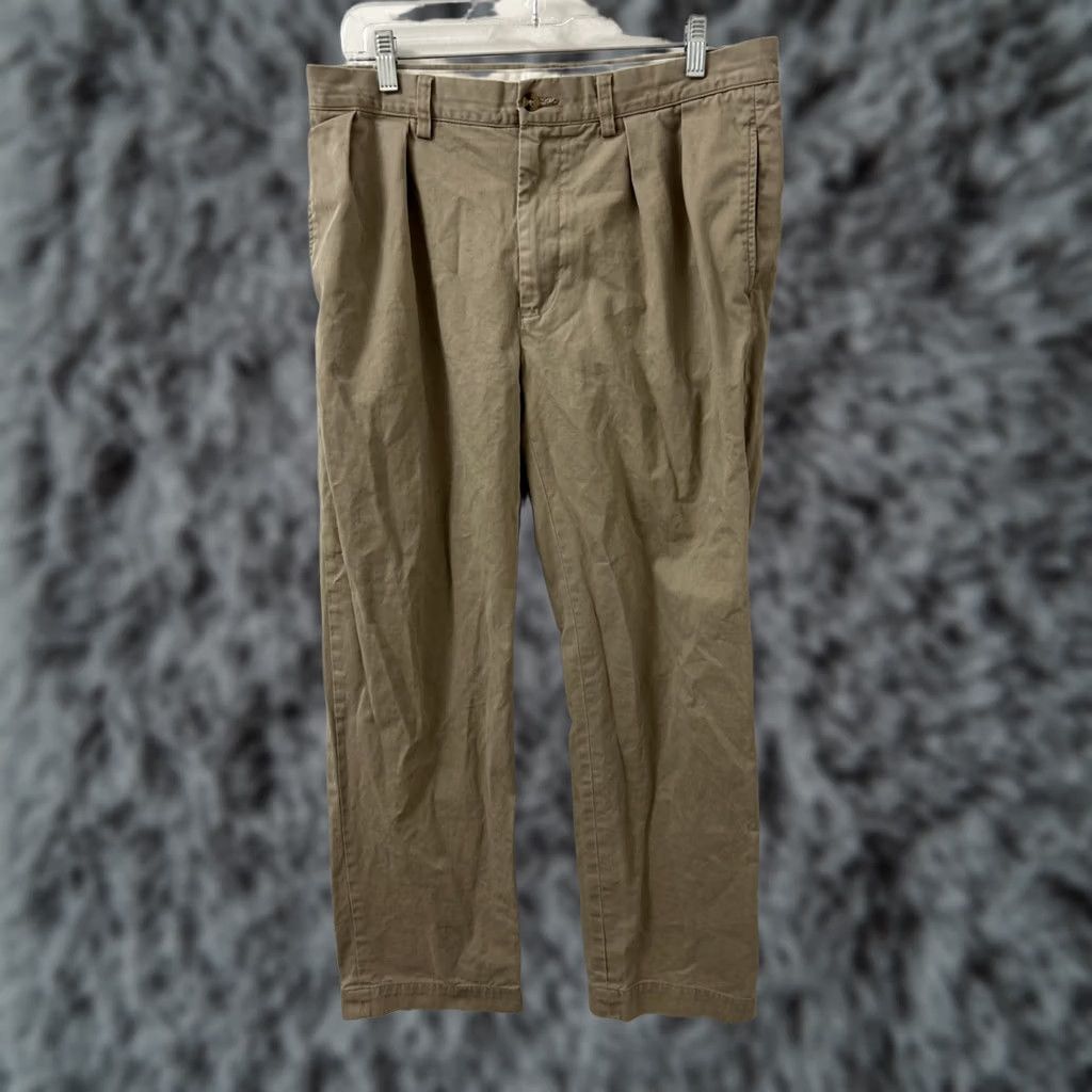 Polo Ralph Lauren Polo Ralph Lauren Pants Mens 33x30 Chino Flat Front Zip 30in Inseam Classic Fit Tan/Brown Stretch Logo Size US XS / EU 42 / 0 - 1 Thumbnail
