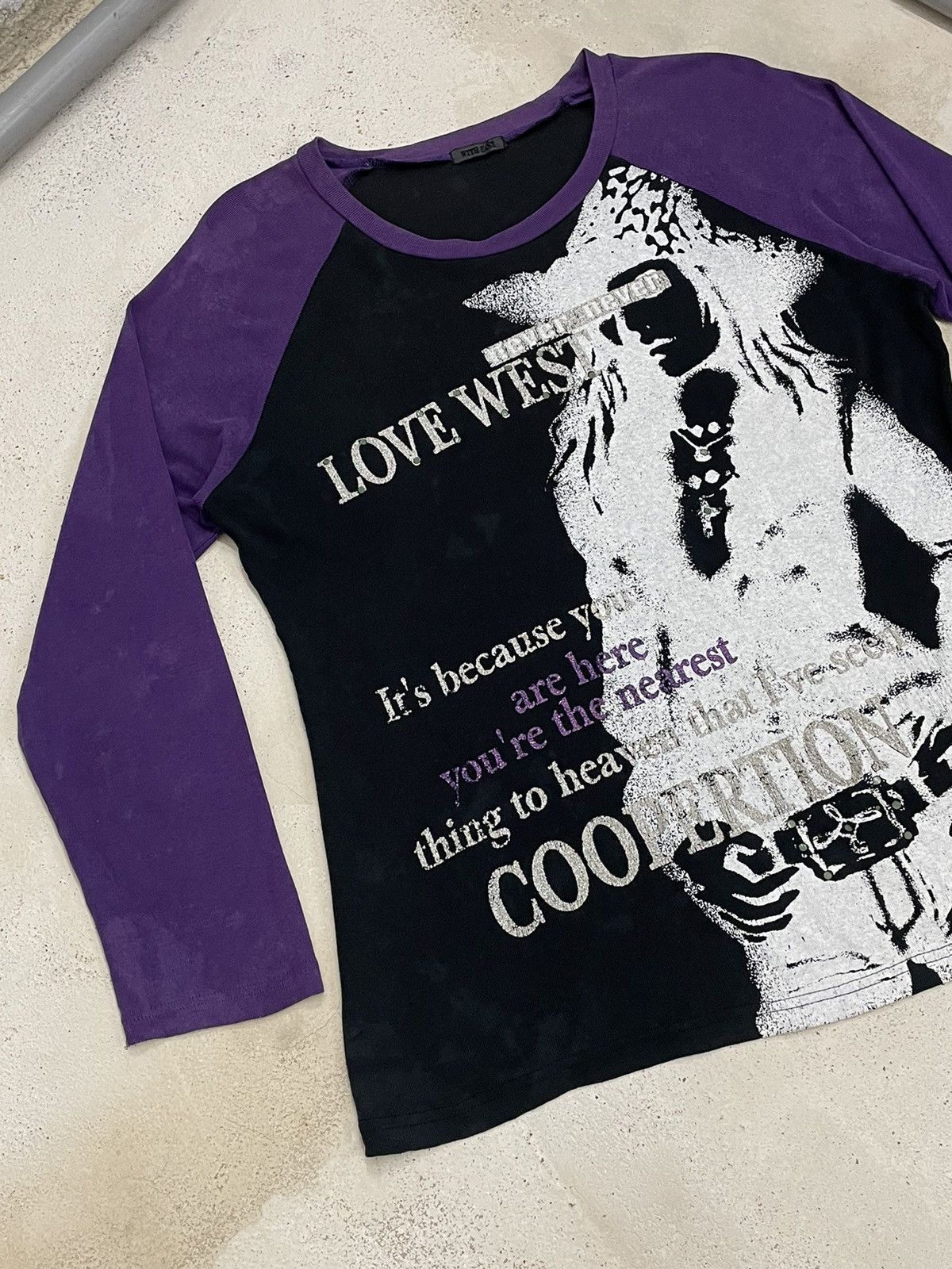 Japanese Brand Faded With Ease Love West Cooperation Hysteric Style Wording Size US M / EU 48-50 / 2 - 3 Thumbnail