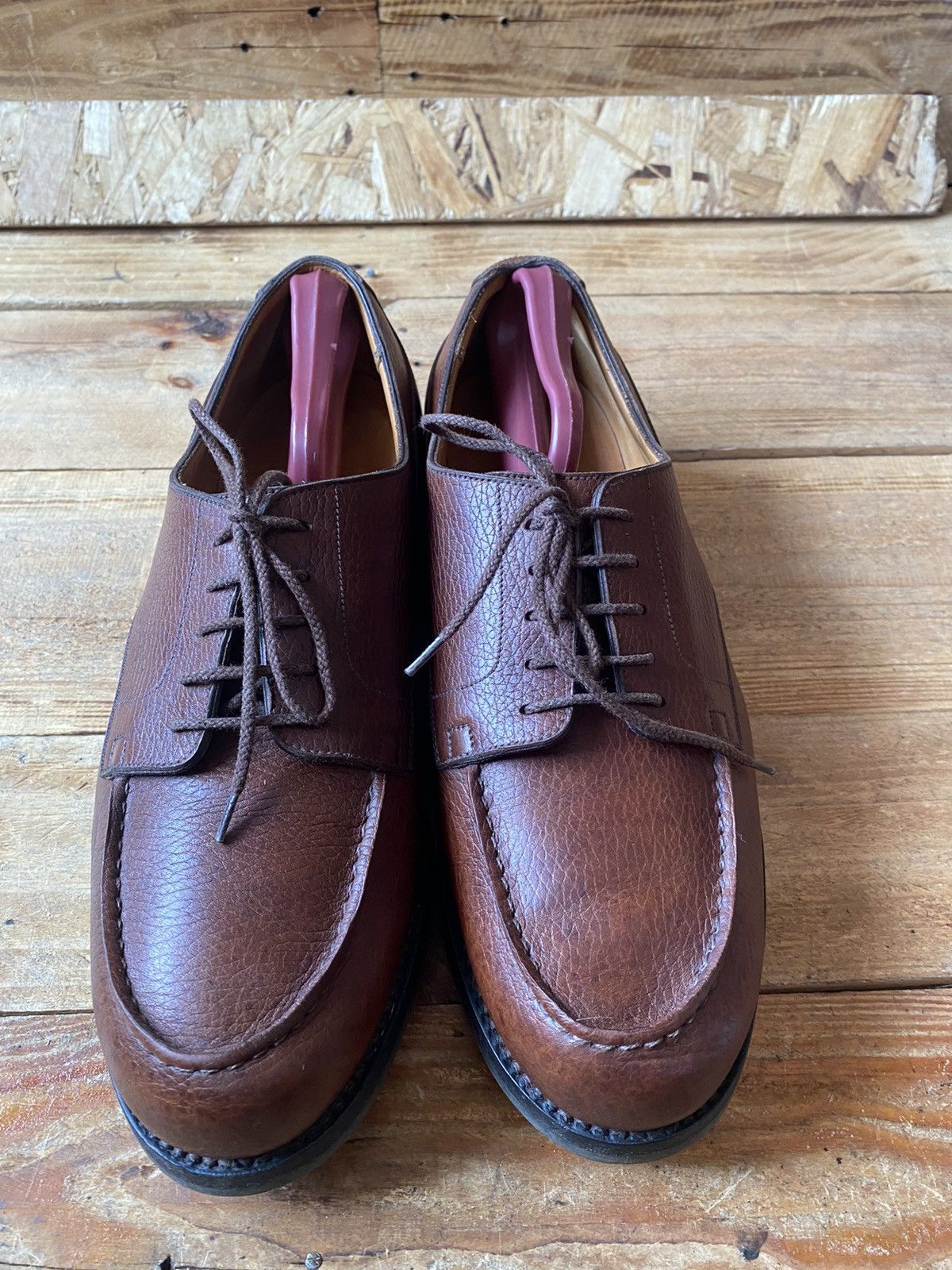 J.M. Weston J.M.Weston 641 brown derby leather shoes sz Uk8E Size US 9 / EU 42 - 1 Thumbnail