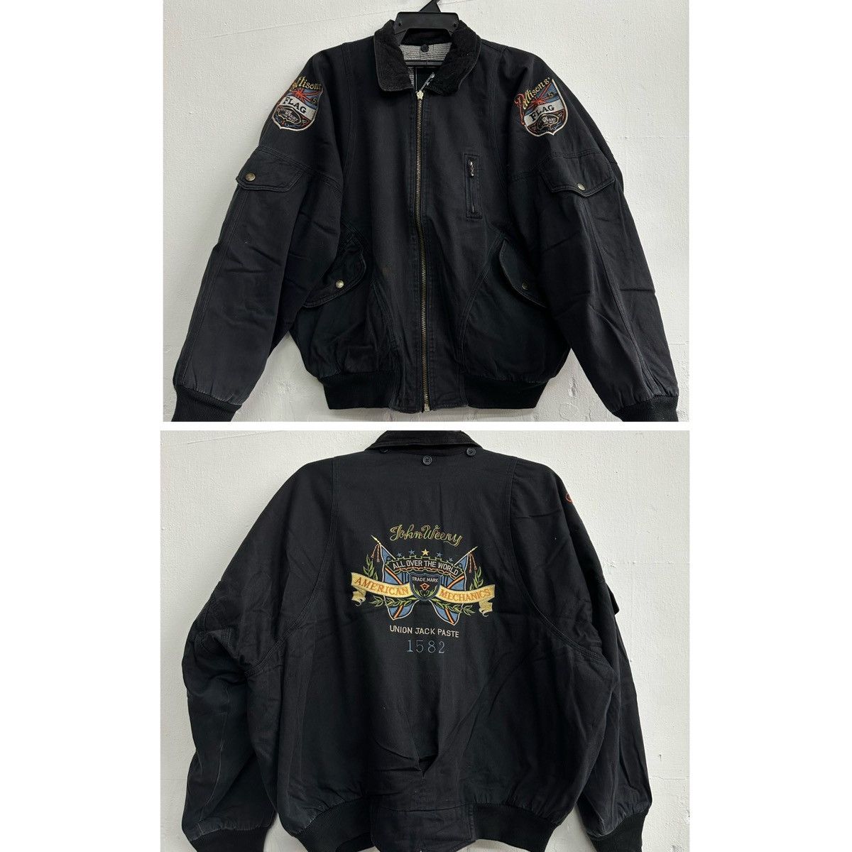 Japanese Brand 90’s John Weery Union Jack Jacket Size US L / EU 52-54 / 3 - 1 Thumbnail