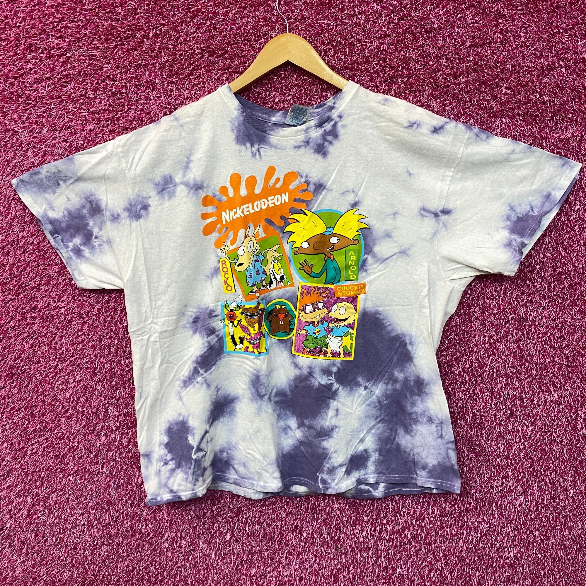 Nickelodeon Nickelodeon Nick Toons Tie Dye Graphic Print T-Shirt 2XL Size US XXL / EU 58 / 5 - 1 Thumbnail