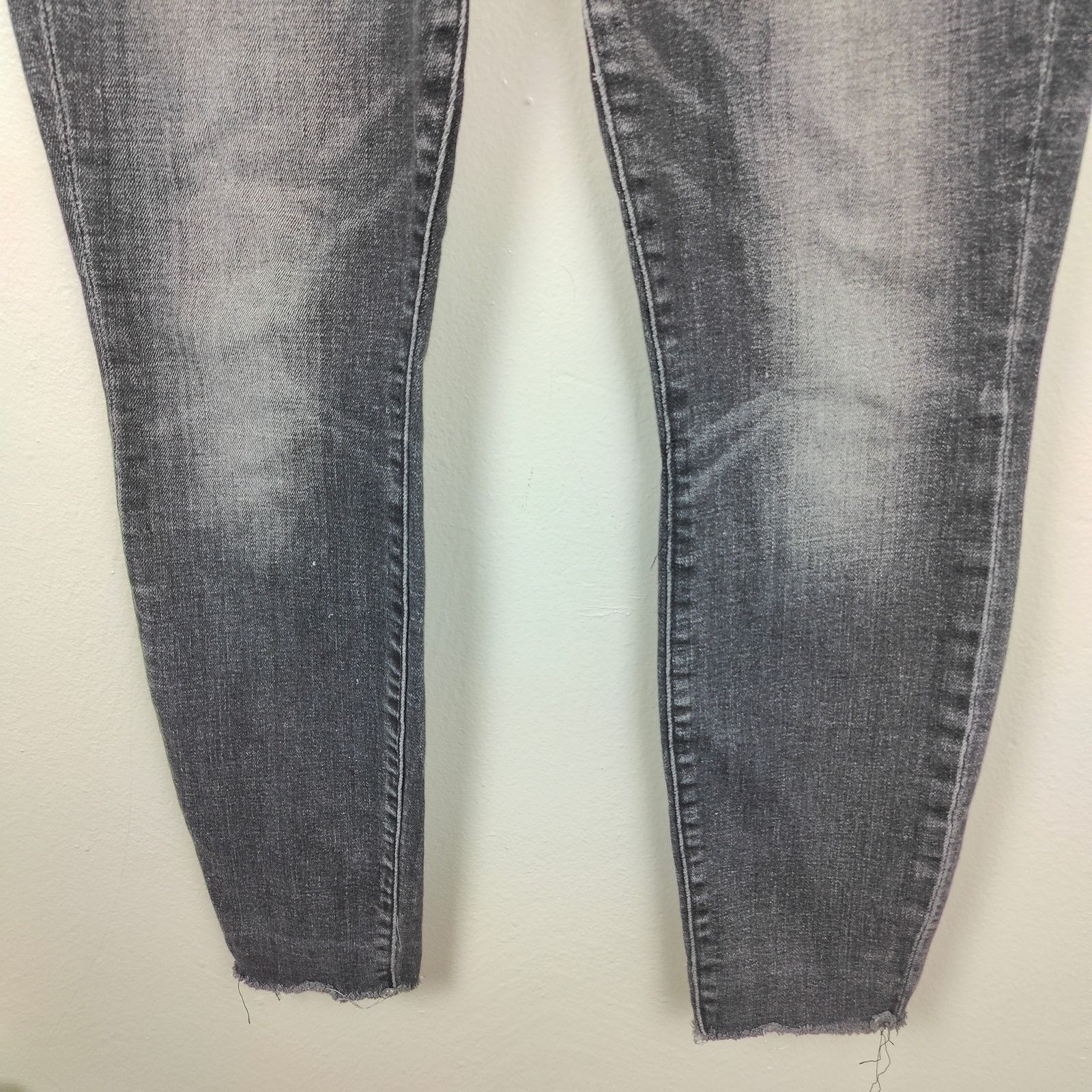 MOTHER Mother The Looker Ankle Fray Jeans Womens 27 Stargazing Size 27" / US 4 / IT 40 - 4 Thumbnail
