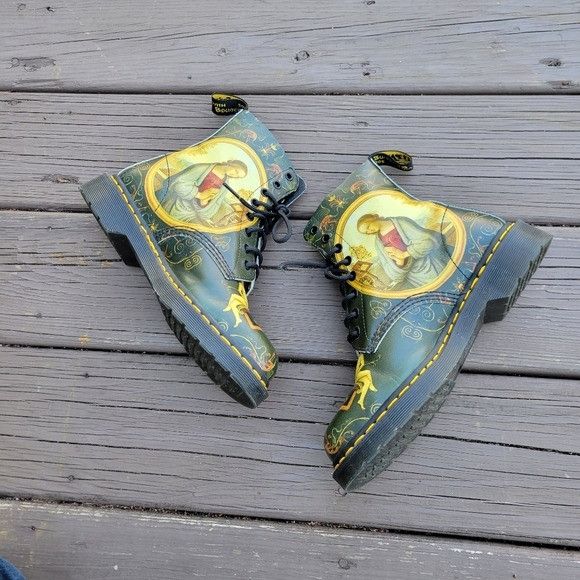 Dr Martens Giovanni Di Paolo Green Leather Museum Collection