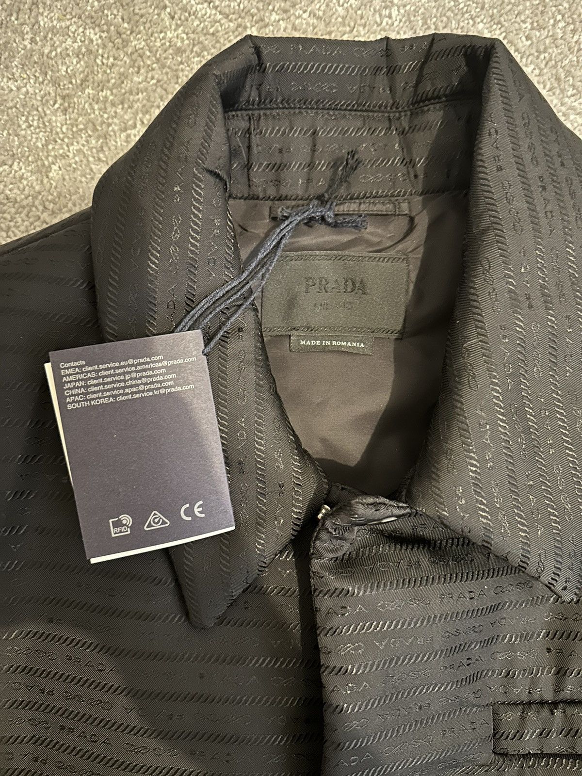 Prada Prada Black Padded Re-Nylon Vest Size US XXL / EU 58 / 5 - 3 Thumbnail