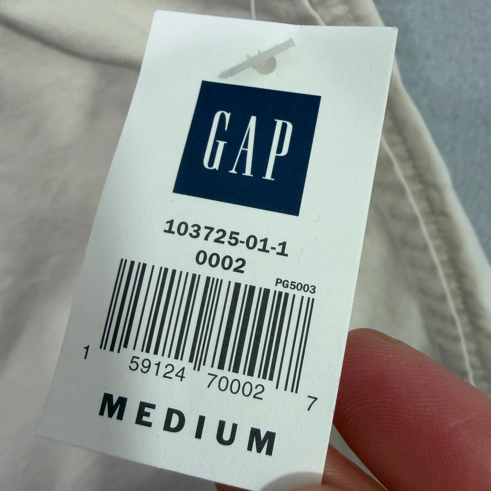 Gap Gap Flat Front Khaki Chino Shorts Medium Beige 8" Inseam NEW Size US 34 / EU 50 - 4 Thumbnail