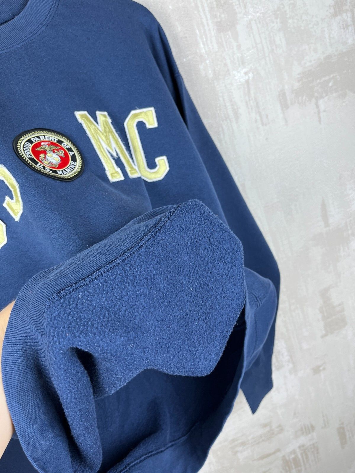 Other 90s USMC Proud Parent US Marine Corps Vintage Sweatshirt Size US L / EU 52-54 / 3 - 17 Thumbnail
