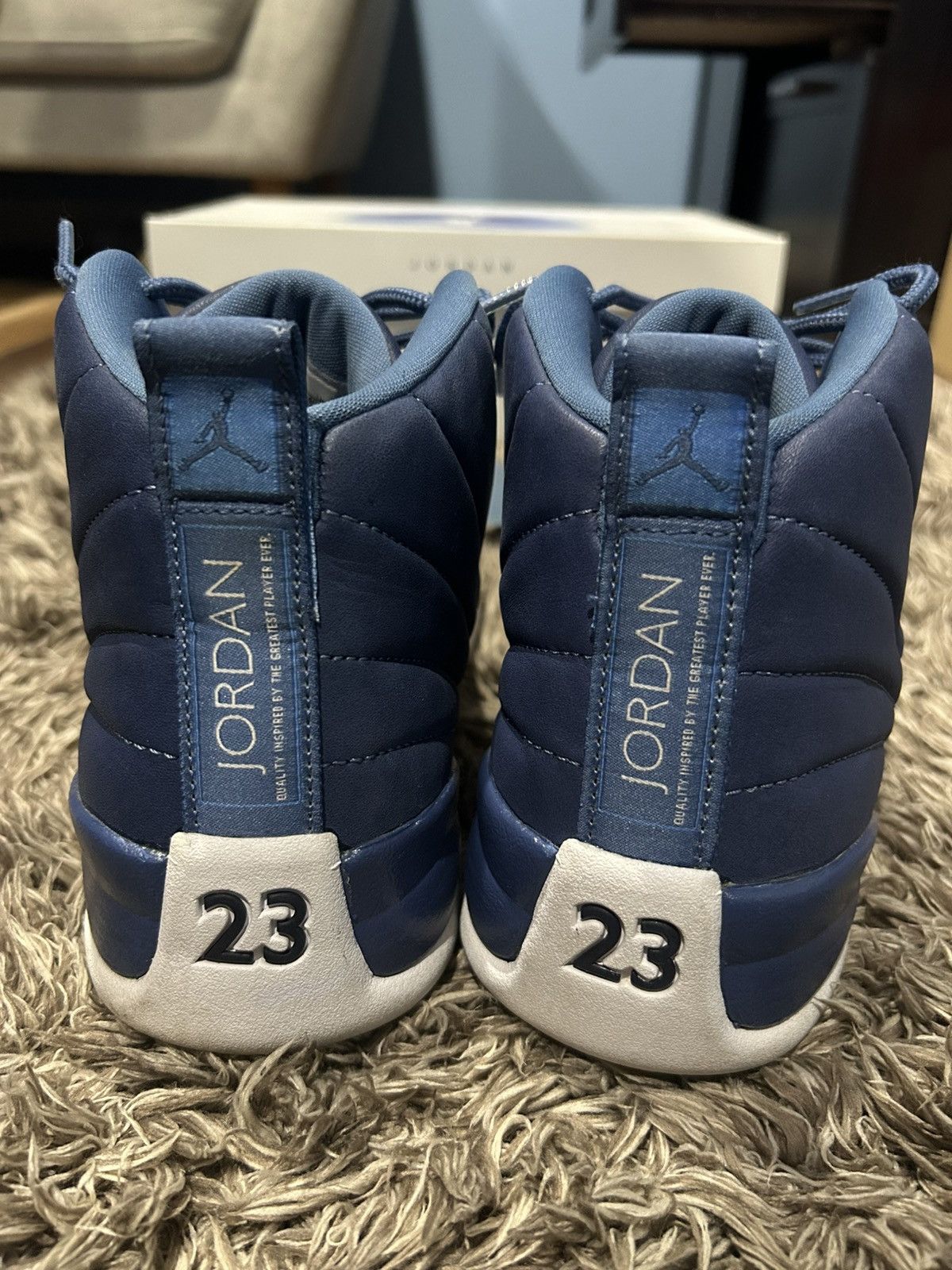 Jordan Brand Jordan 12 Indigo ⚠️READ DESCRIPTION⚠️ Size US 10.5 / EU 43-44 - 4 Thumbnail