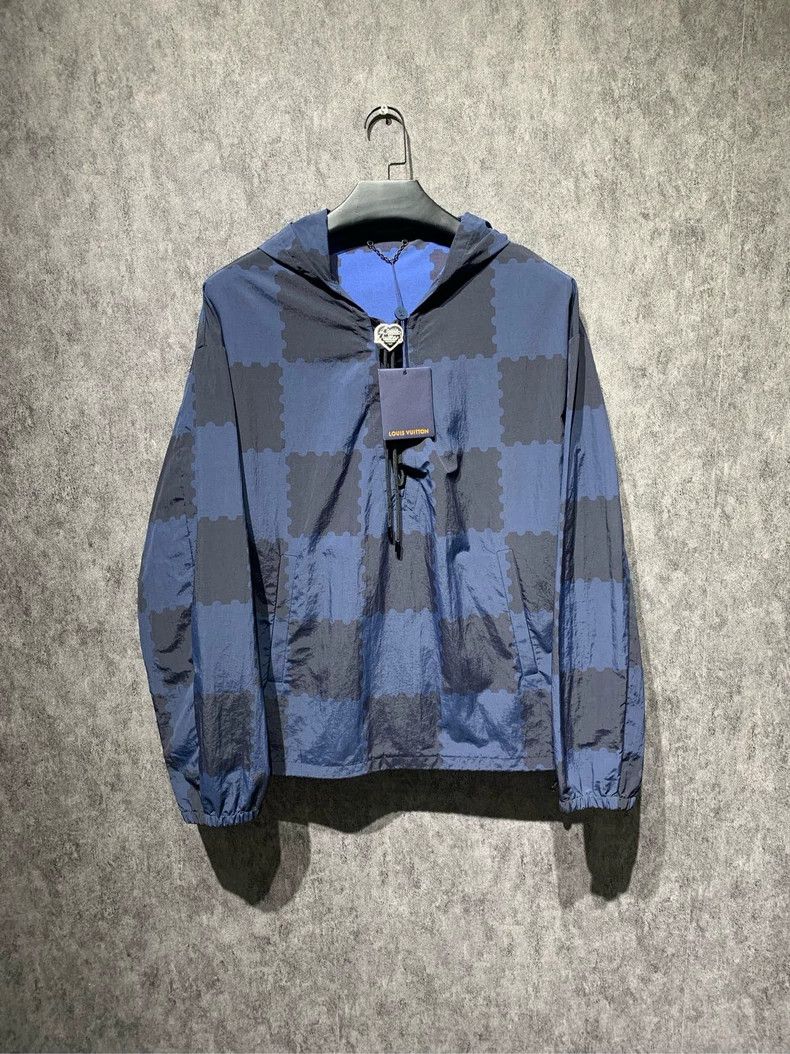 Louis Vuitton Louis Vuitton Blue Checkerboard jacket 2501-Nextarrow Size US M / EU 48-50 / 2 - 1 Thumbnail