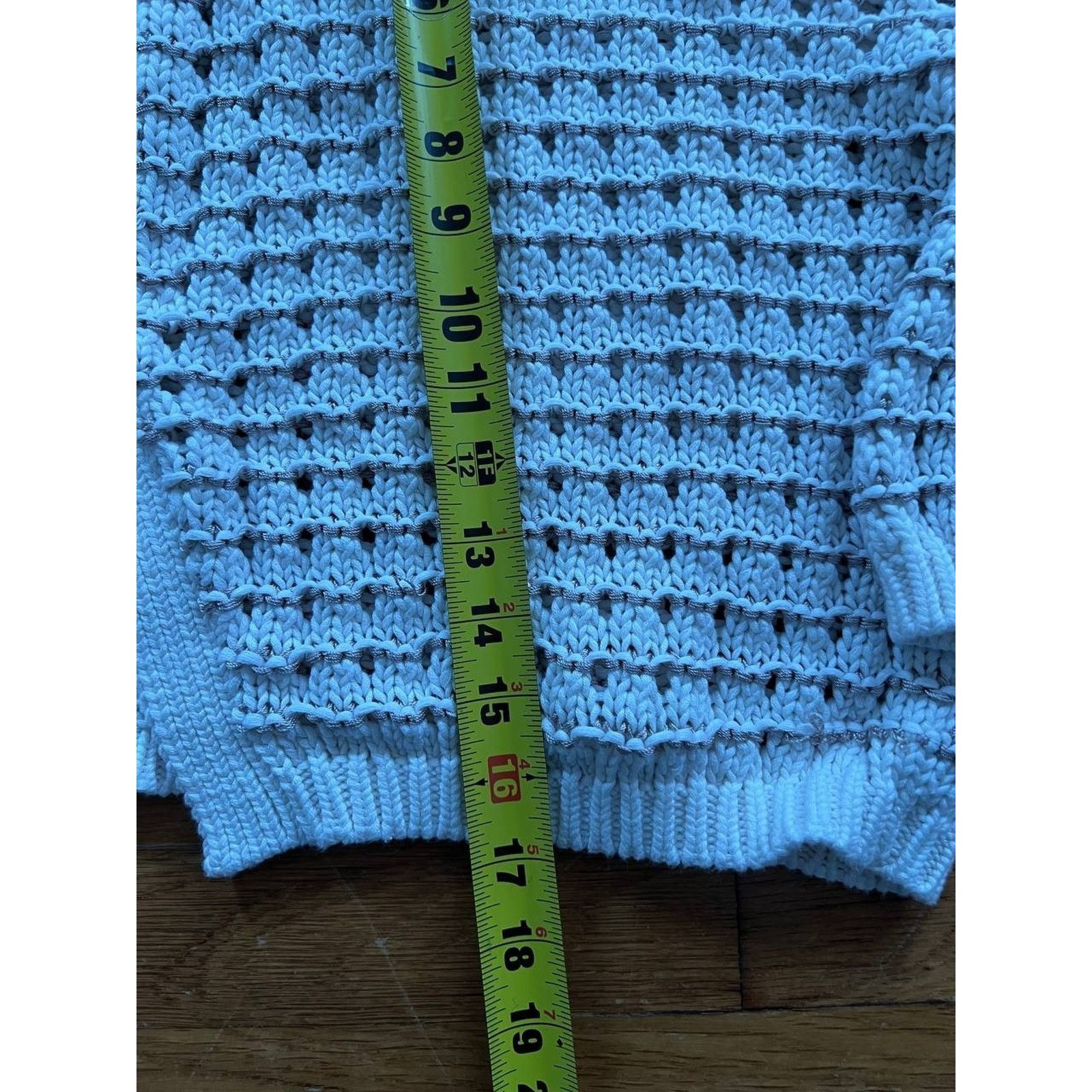 & Other Stories 525 America Knitted top with accents Crem Small A001773 Size S / US 4 / IT 40 - 8 Thumbnail