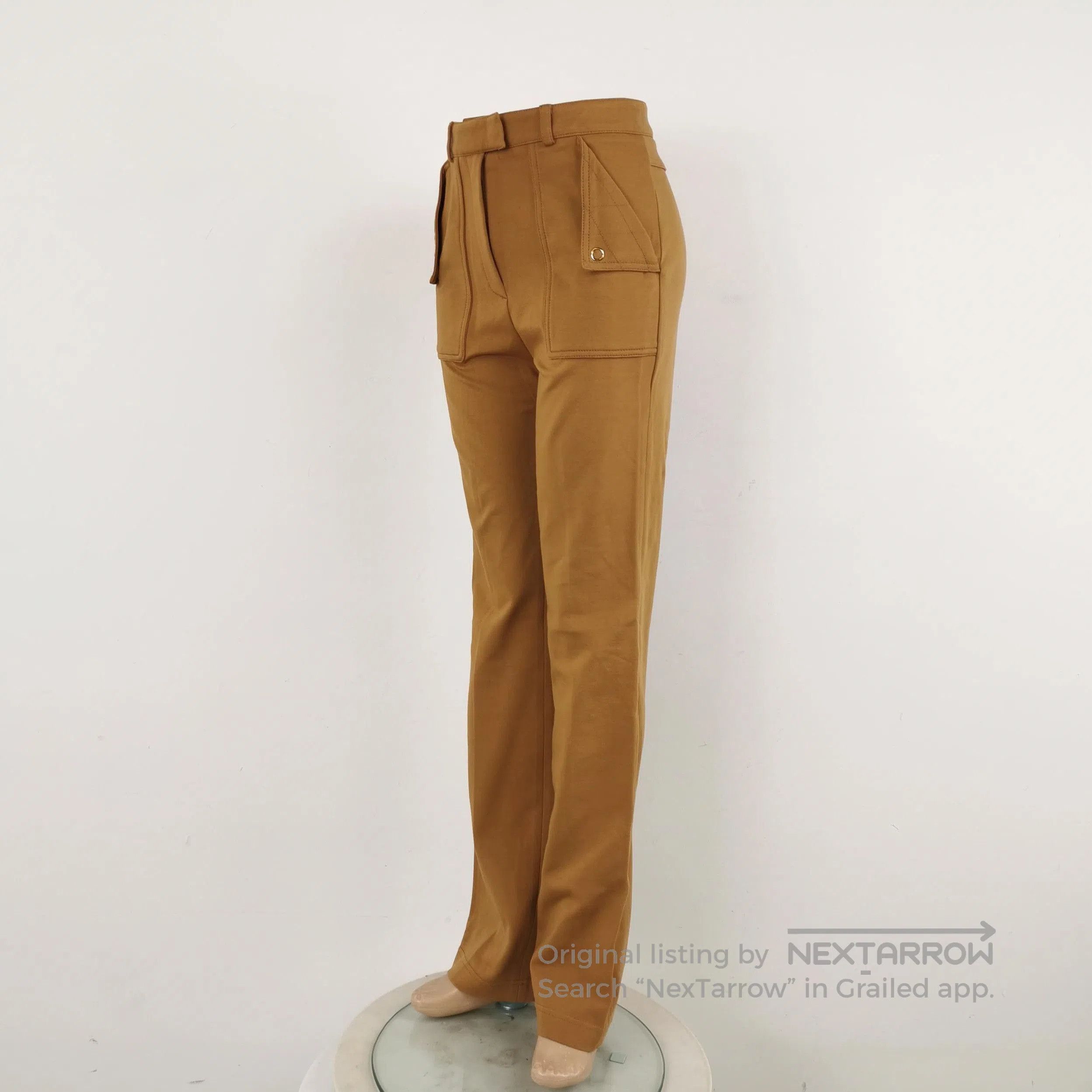 Burberry Burberry Solid Straight Leg Trousers Size 34 . Size US 34 / EU 50 - 1 Thumbnail