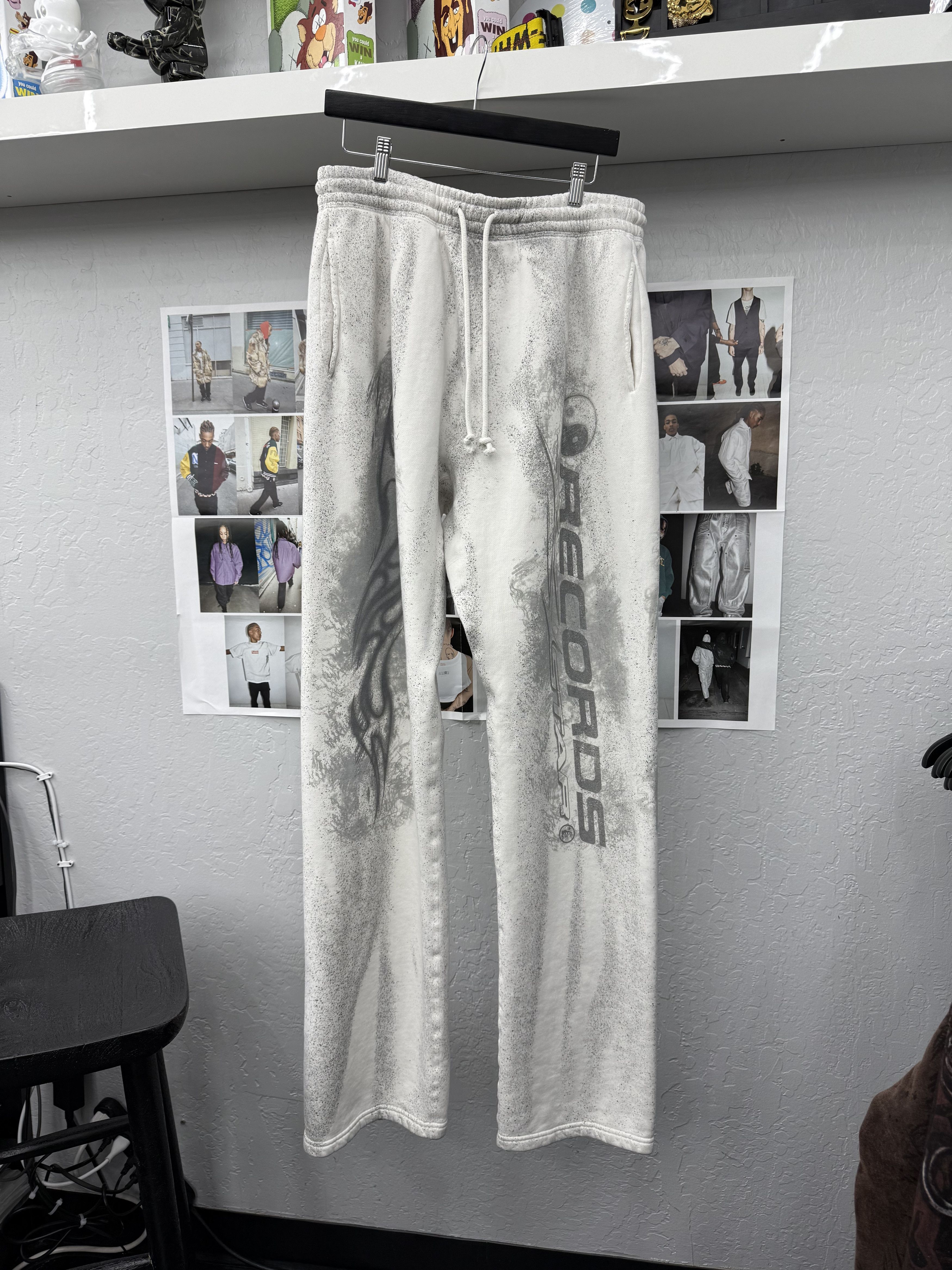 HELLSTAR Stacked Sweatpants Graffiti Size US 36 / EU 52 - 1 Thumbnail