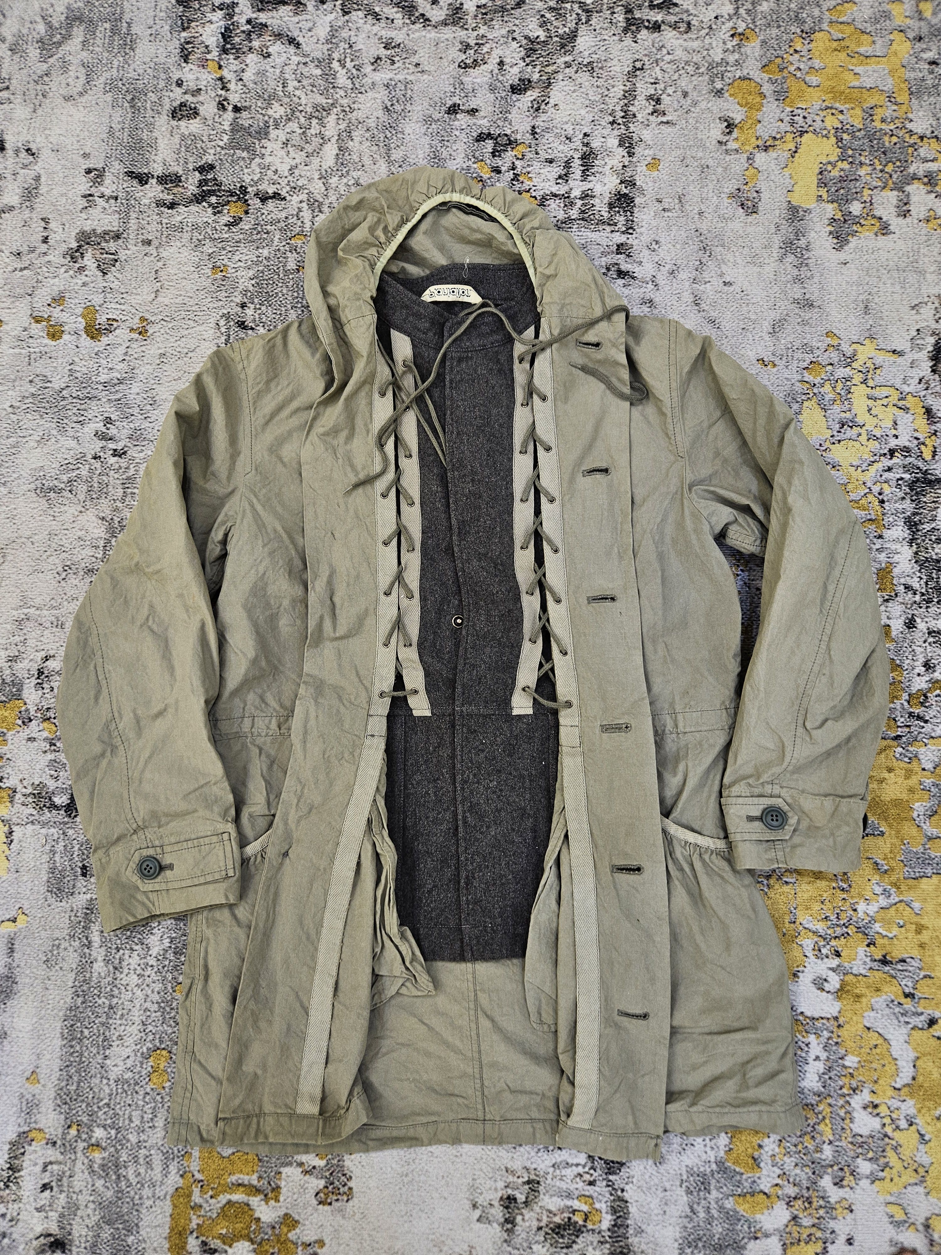 Issey Miyake RARE VINTAGE Issey Miyake 2-in-1 Layered Parka Jacket Size US M / EU 48-50 / 2 - 3 Thumbnail