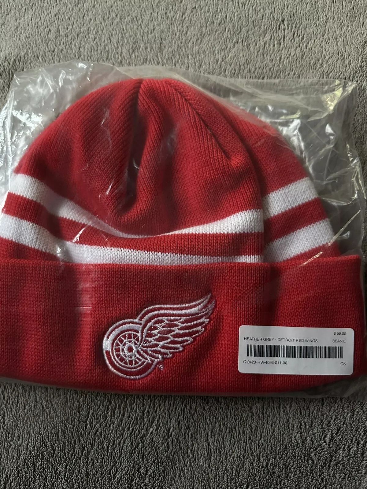 NHL × October's Very Own OVO x NHL DETROIT RED WINGS BEANIE Size ONE SIZE - 1 Thumbnail