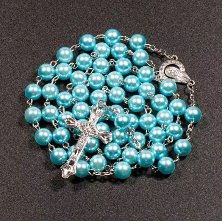 Jewelry Saint Benedict Rosary Necklace Chain Catholic Church Jesus Size ONE SIZE - 3 Thumbnail