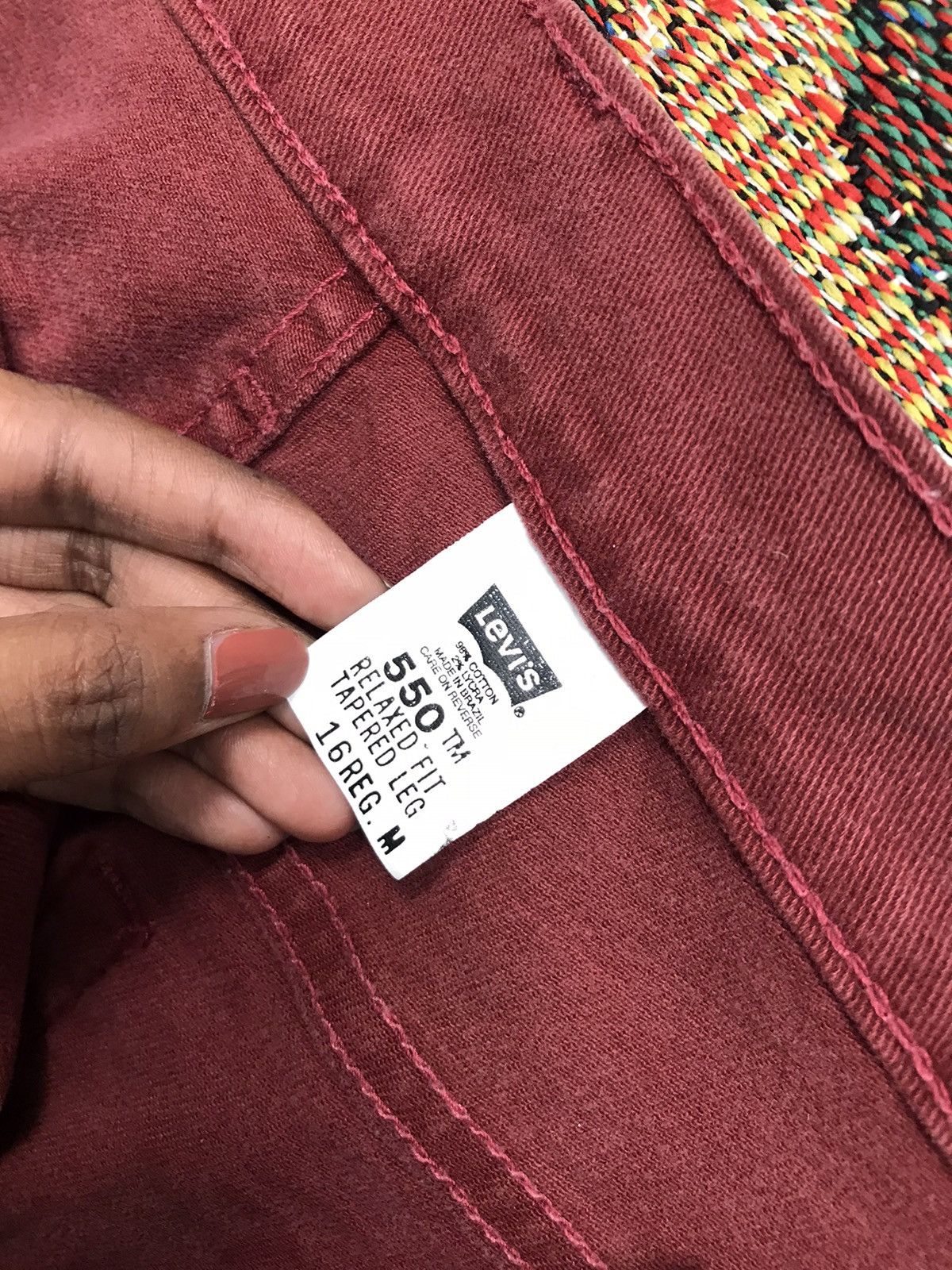 Levi's Vintage Levi’s 550 denim Size US 34 / EU 50 - 8 Thumbnail