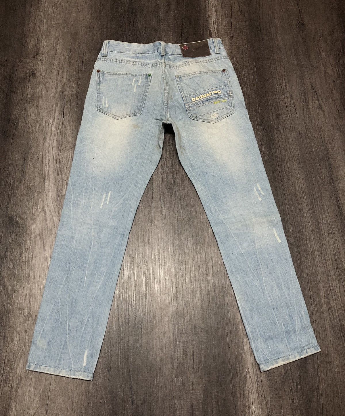 Designer × Dsquared2 × Vintage DSQUARED2 DISTRESSED DENIM JEANS Size US 30 / EU 46 - 8 Thumbnail