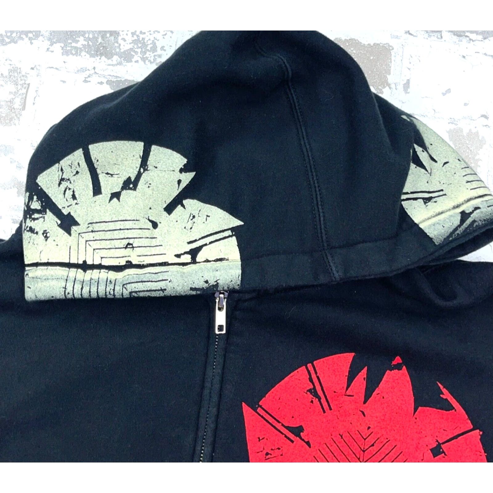 Vintage VINTAGE Converge Hoodie Men Small Black Sweatshirt Jacket Y2K Cyber Punk Band Size US S / EU 44-46 / 1 - 7 Thumbnail