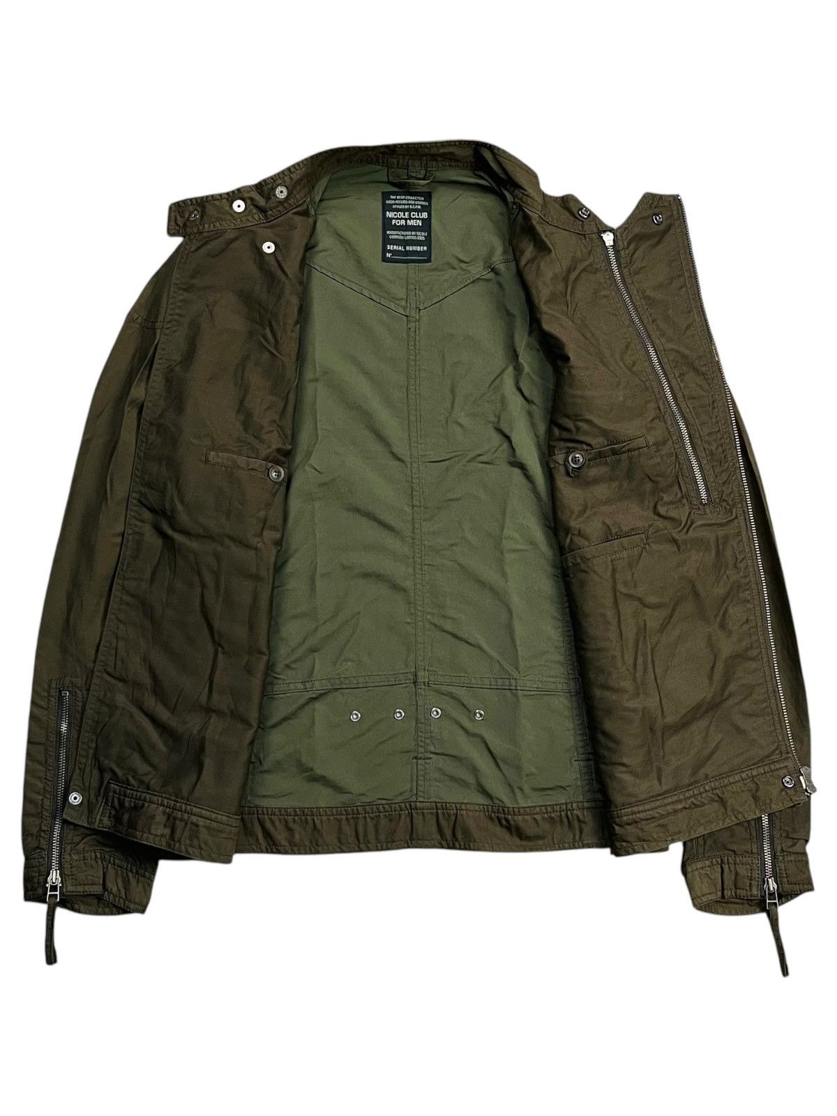 If Six Was Nine 2000s Nicole Club - Multizipper Rider Jacket Size US M / EU 48-50 / 2 - 2 Thumbnail