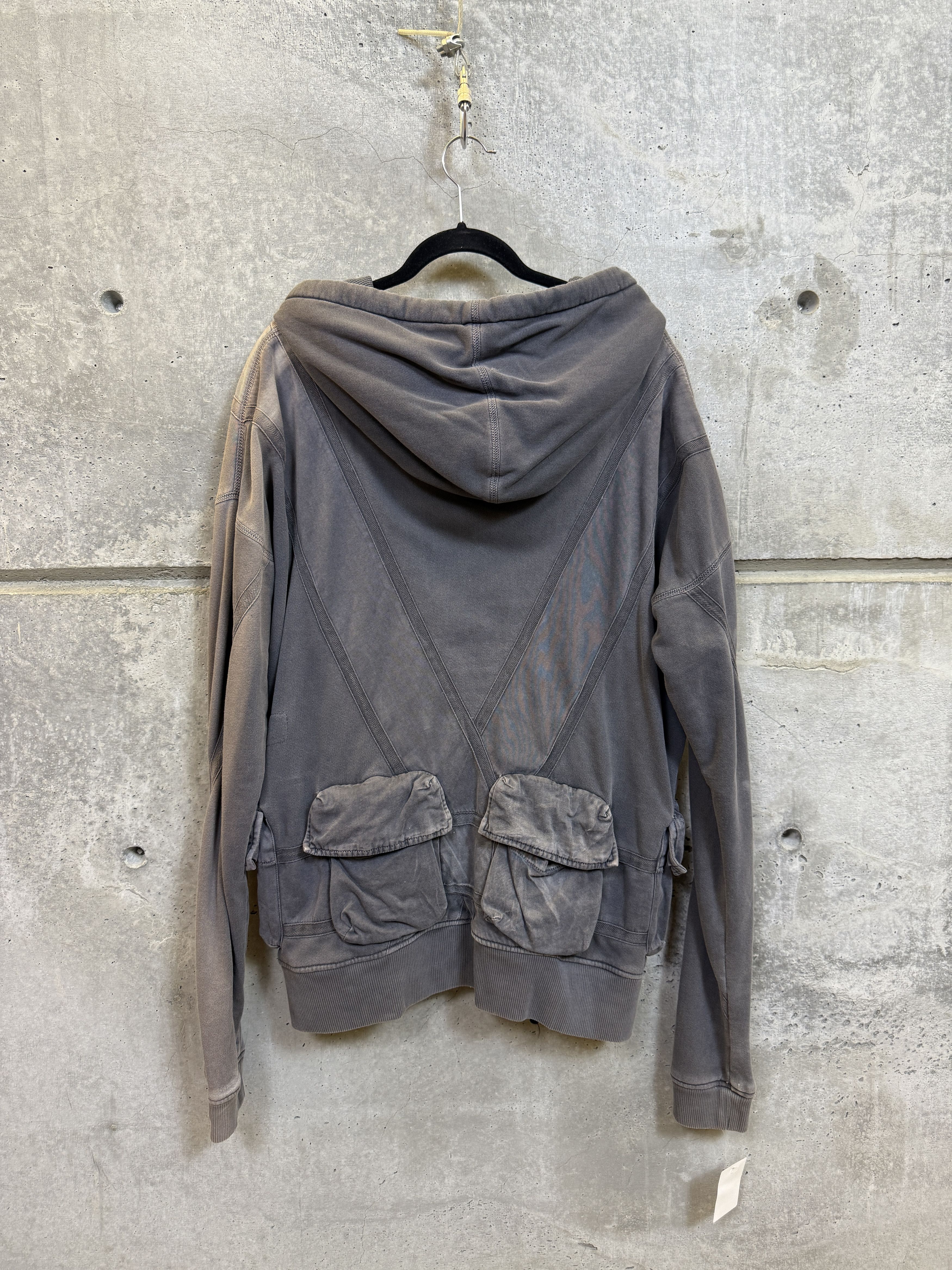 Greg Lauren Greg Lauren Gray Utility Hoodie Size US M / EU 48-50 / 2 - 2 Thumbnail