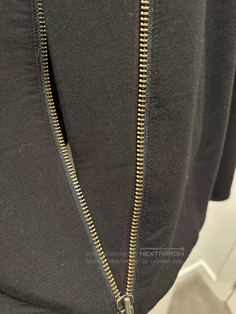 Helmut Lang HELMUT LANG size P Black zip-up knitted jacket Size M / US 6-8 / IT 42-44 - 5 Thumbnail