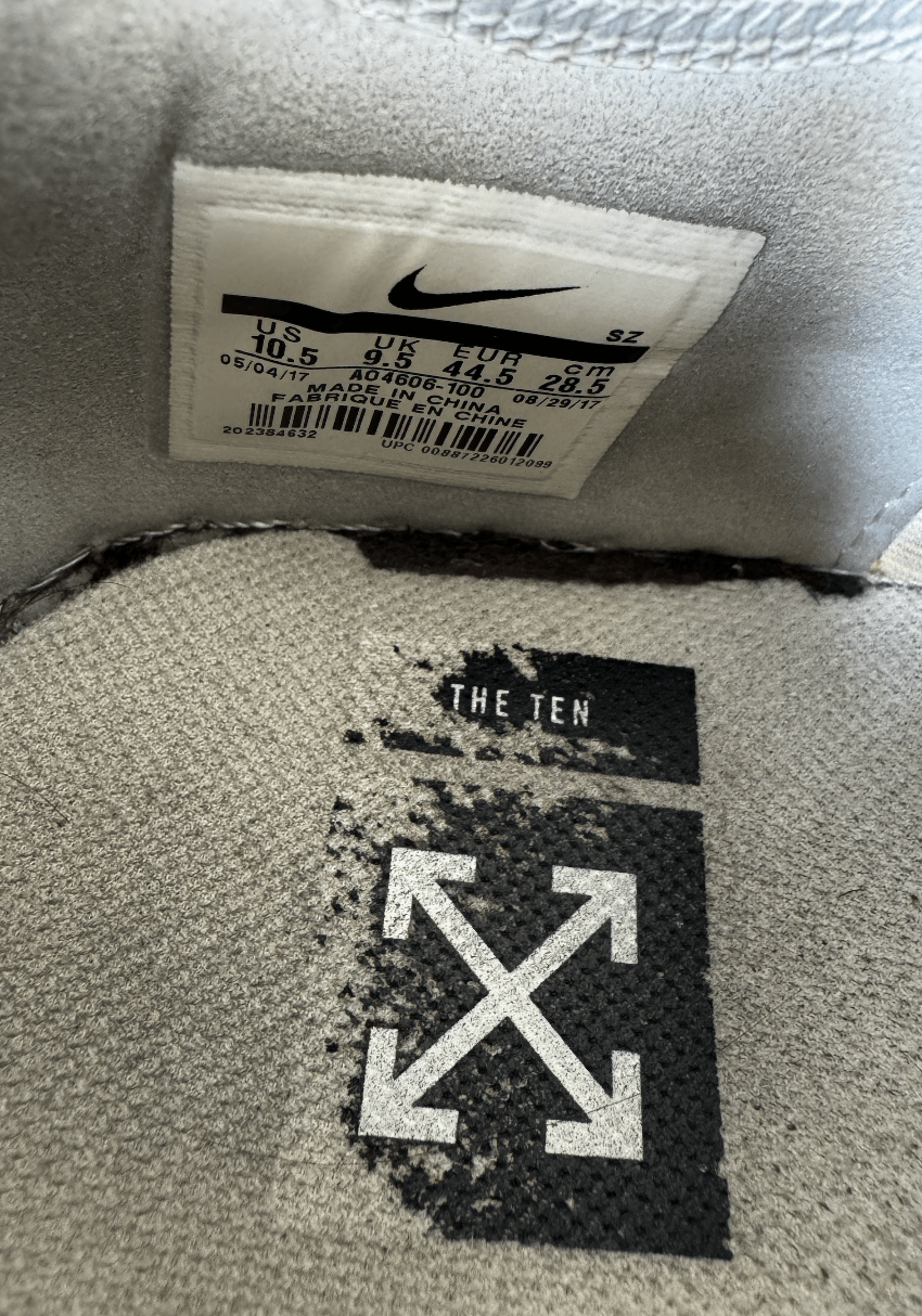 Nike × Off-White Nike Air Force 1 Off White White OG Size US 11.5 / EU 44-45 - 12 Thumbnail