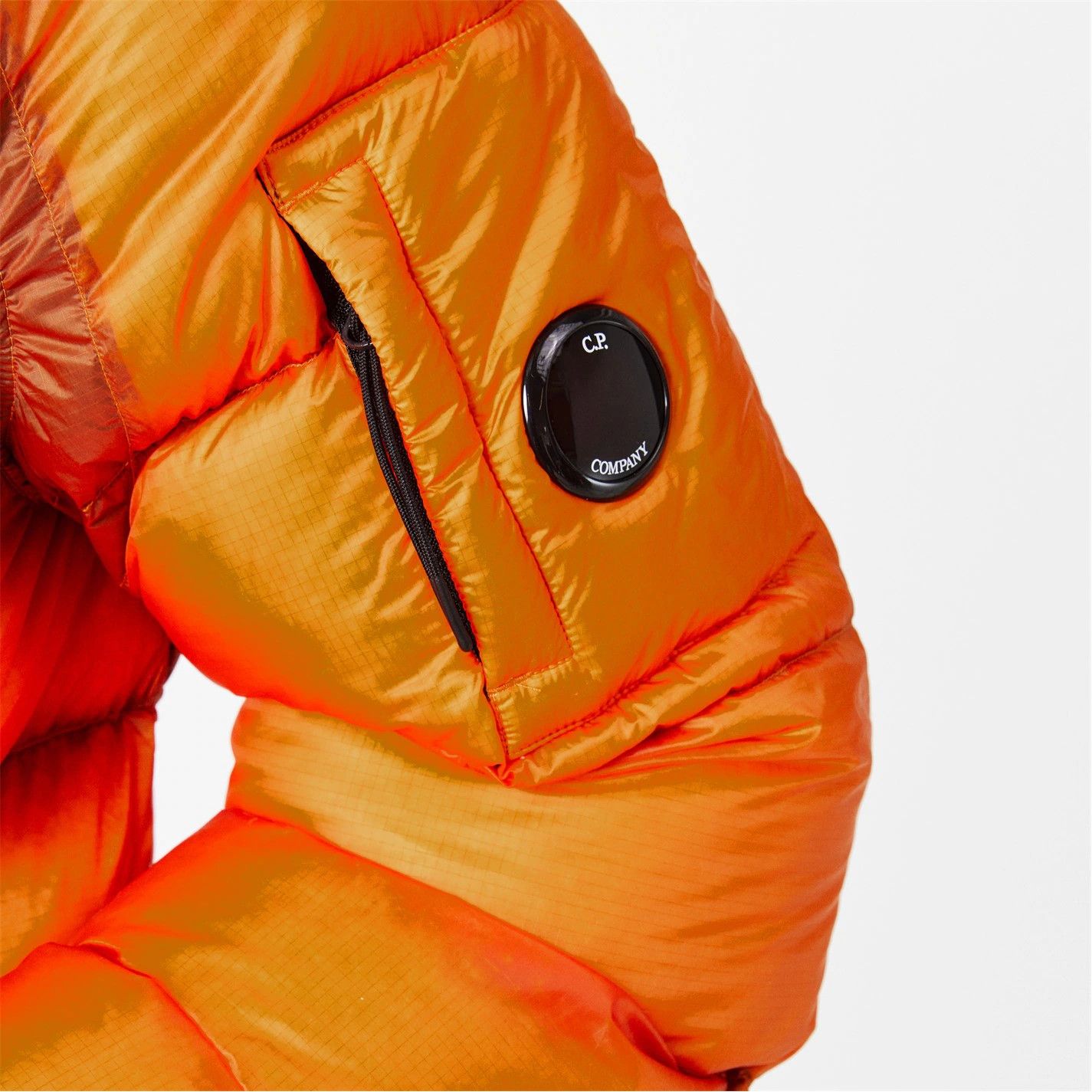 C.P. Company o1g2r1mq0426 Hooded Medium Puffer Jacket in Orange Size US S / EU 44-46 / 1 - 5 Thumbnail