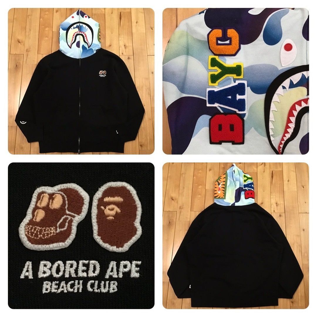 Bape BAYC × BAPE camo Shark full zip hoodie Bored Ape Yacht Club Size US M / EU 48-50 / 2 - 1 Thumbnail