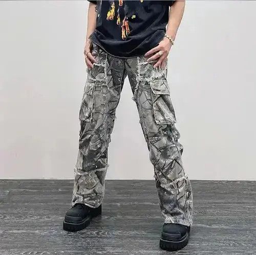 Japanese Brand × Jean Technical Camouflage Cargo Pant Size US 32 / EU 48 - 3 Thumbnail