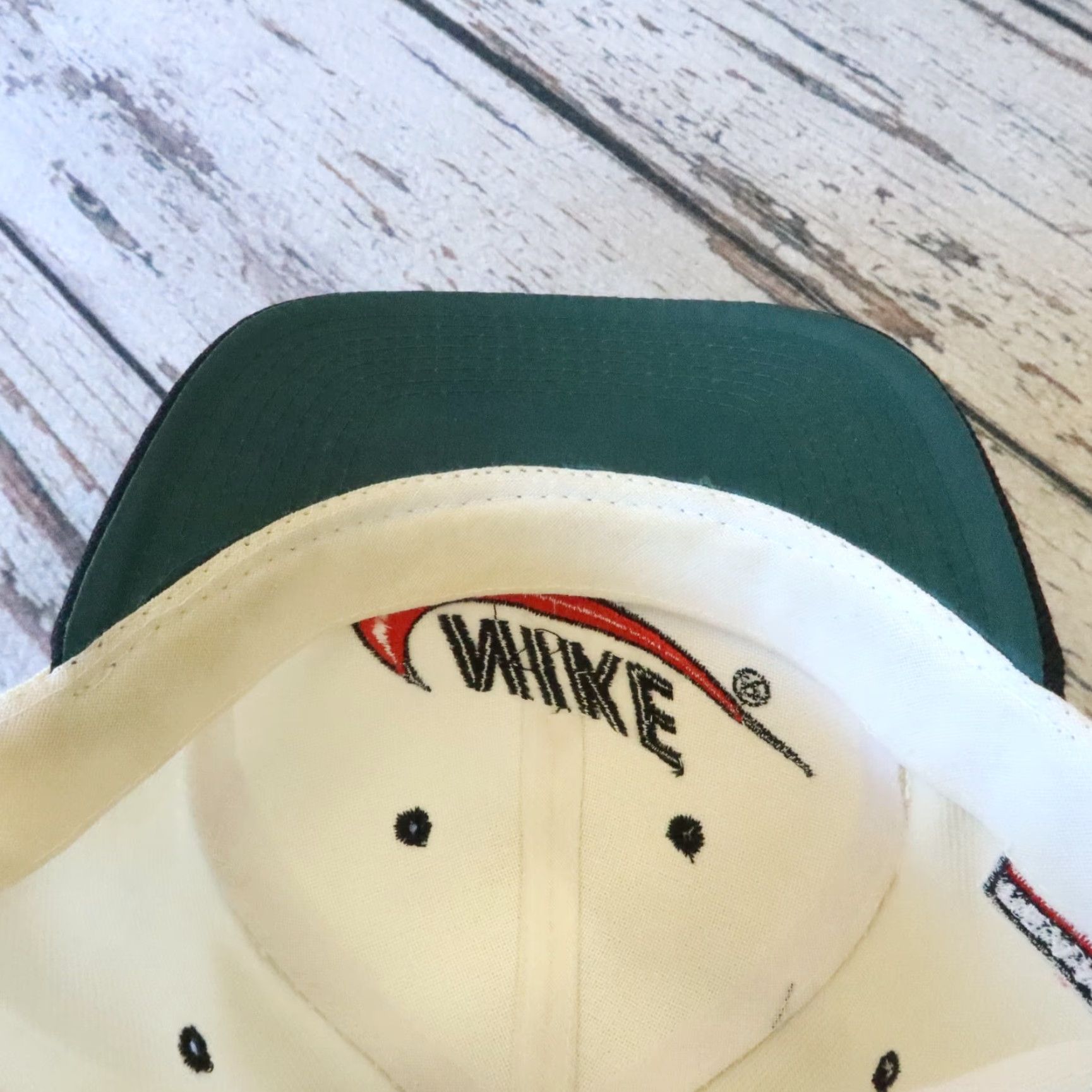 Nike VINTAGE Nike Team Sports Snapback Hat Mens One Size White 90s Rare Size ONE SIZE - 3 Thumbnail