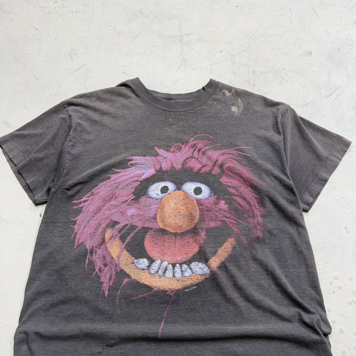Vintage 90s smoked out & faded animal shadow tee Size US XL / EU 56 / 4 - 2 Thumbnail