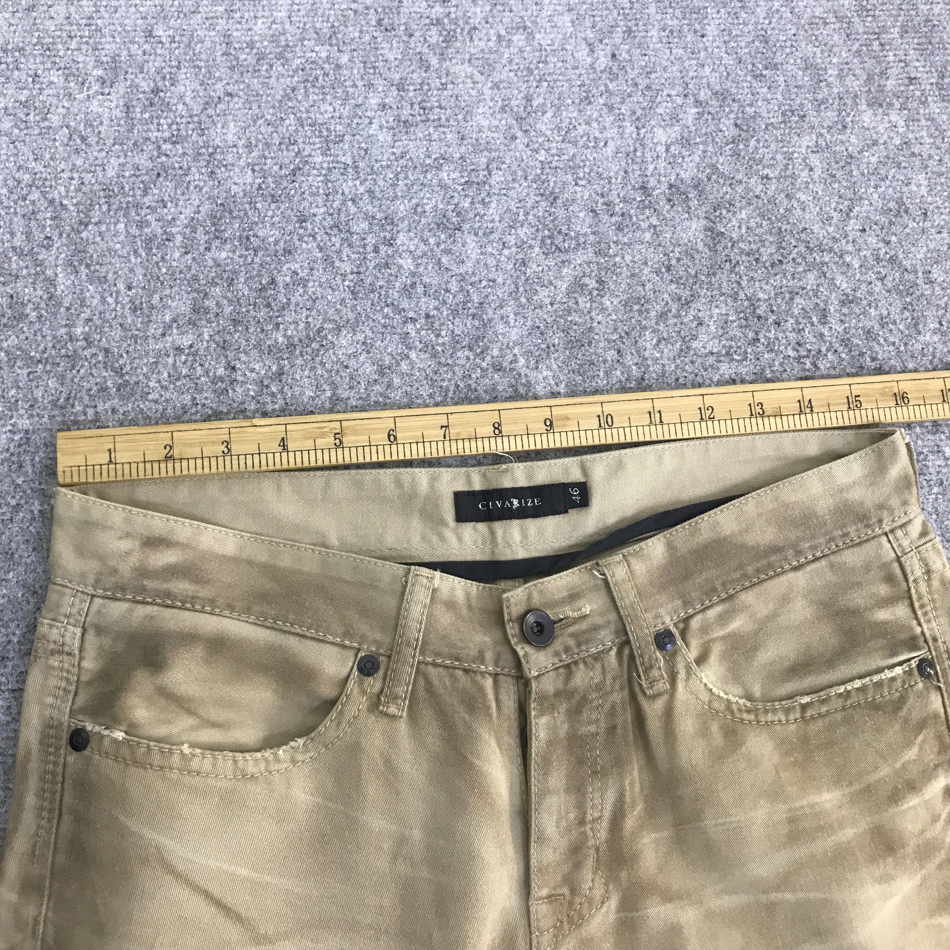 CIVARIZE FLARE CIVARIZE RARE DESIGN PUNK DENIM PANTS K118B16 Size US 32 / EU 48 - 7 Thumbnail