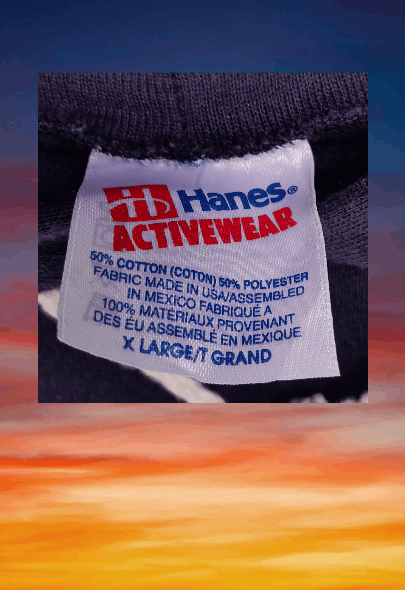 Hanes × Rap Tees × Vintage Vintage 90s Hanes from bare to eternity hoodie Size US XL / EU 56 / 4 - 5 Thumbnail